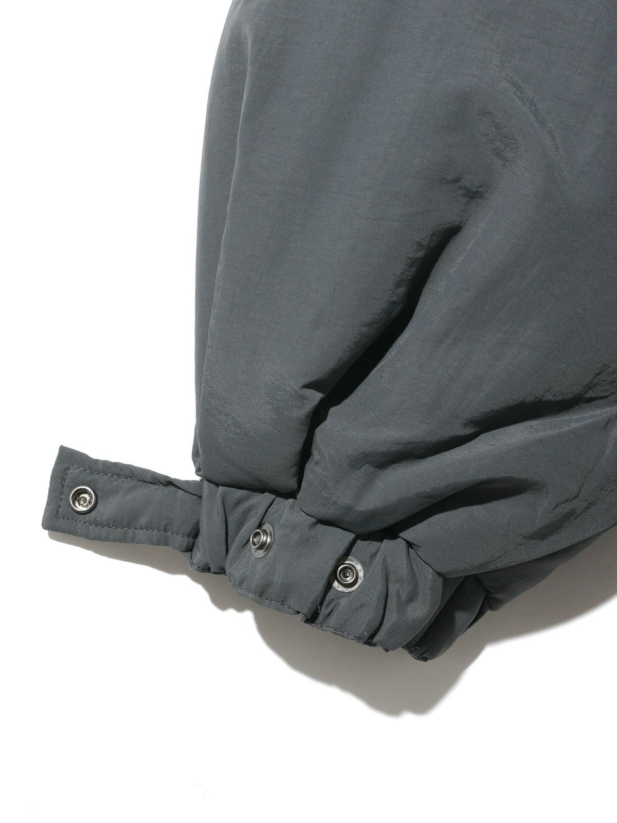 hooded padding blouson