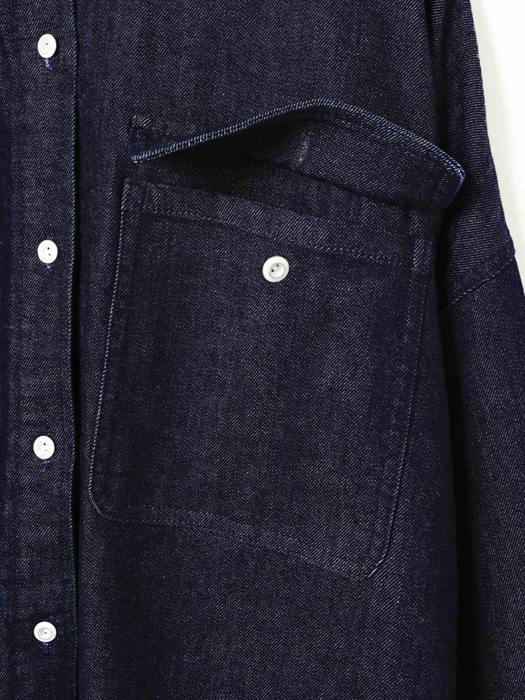 Healthy DENIM x MIDIUMISOLID ビッグシャツ Almond