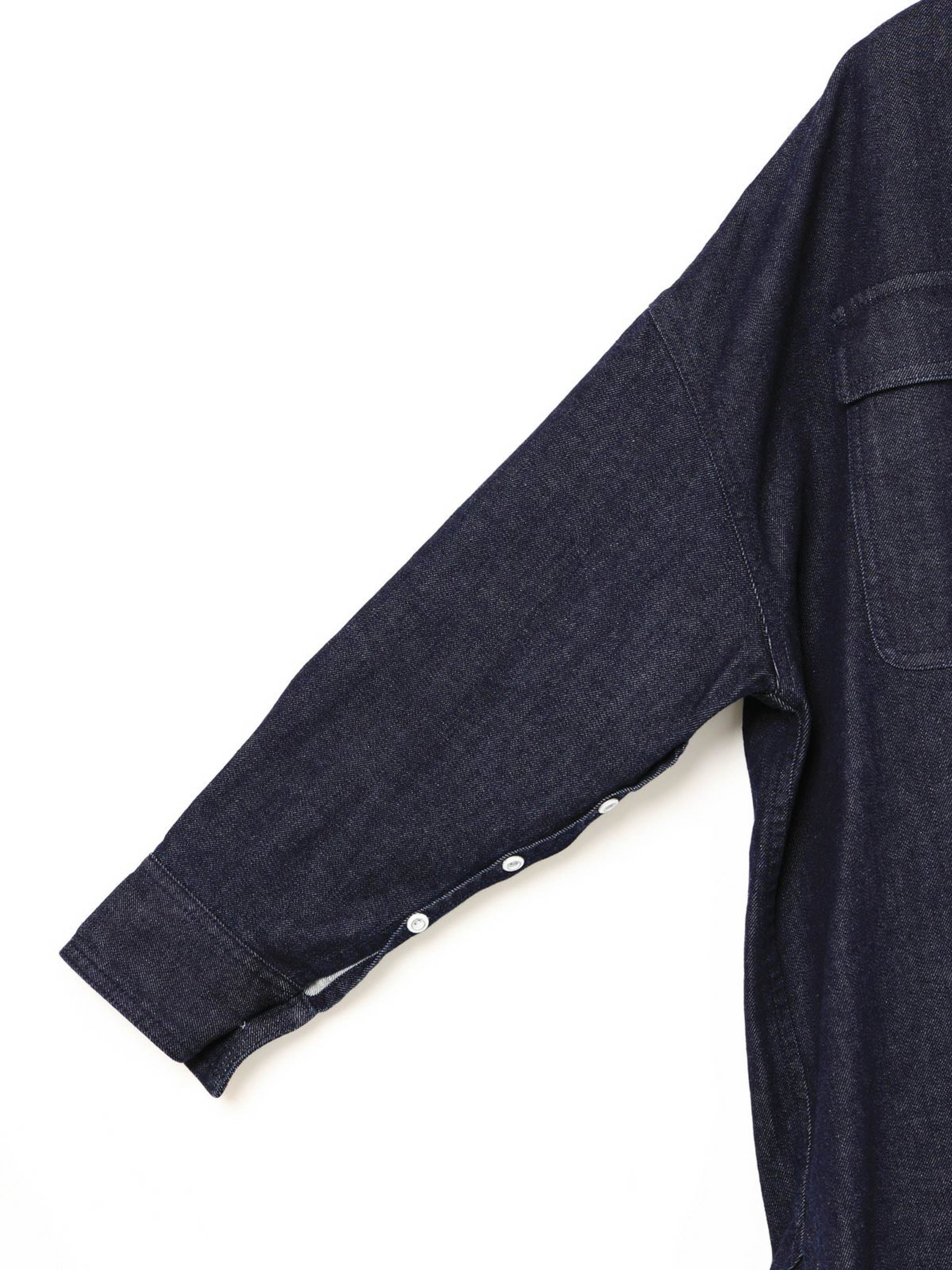 Healthy DENIM x MIDIUMISOLID ビッグシャツ Almond