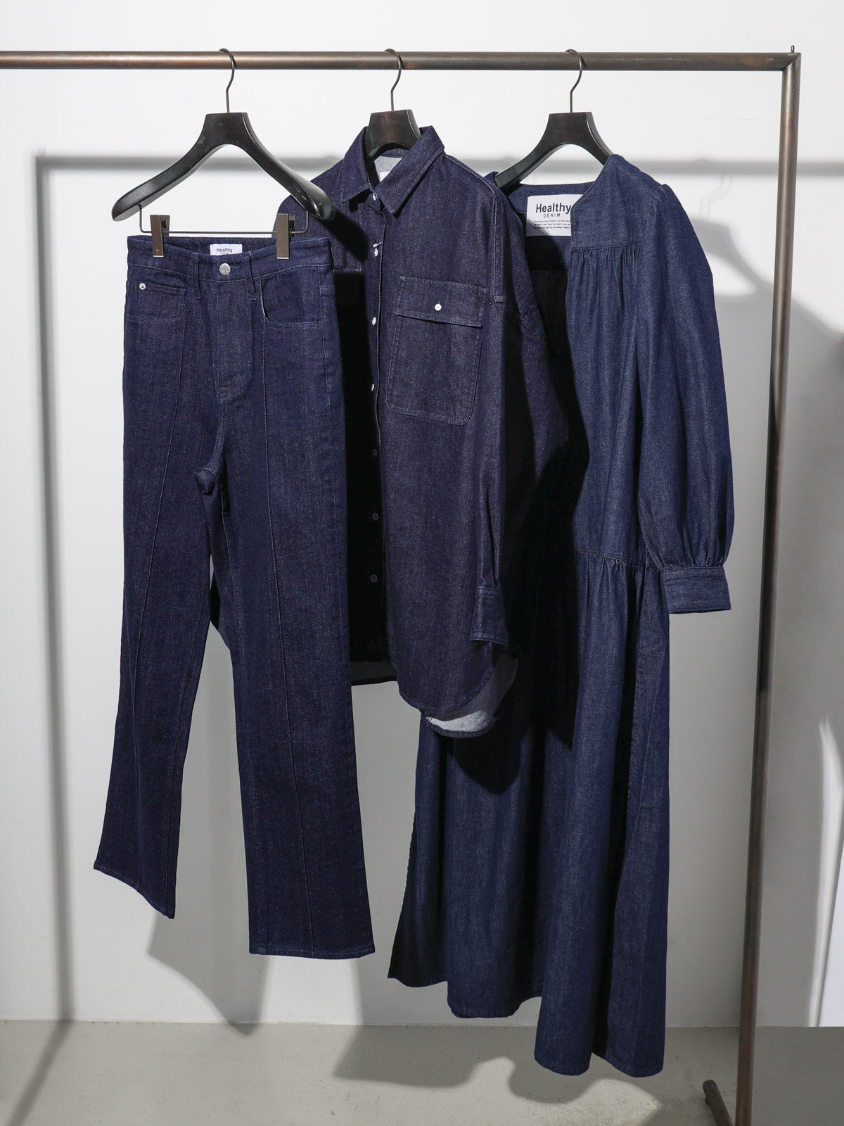 x Healthy DENIM center press denim Pearl