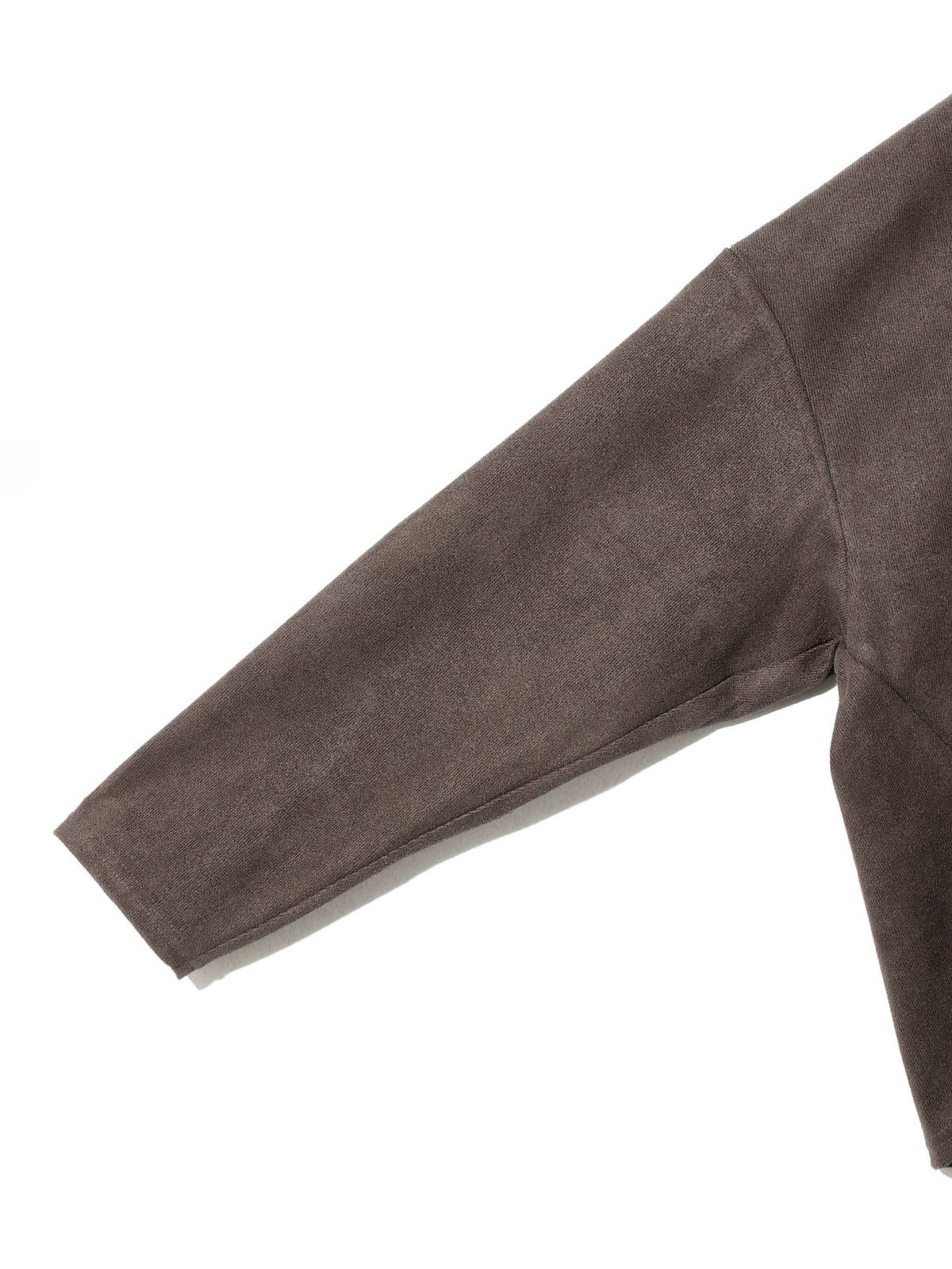 スエードショートプルオーバー