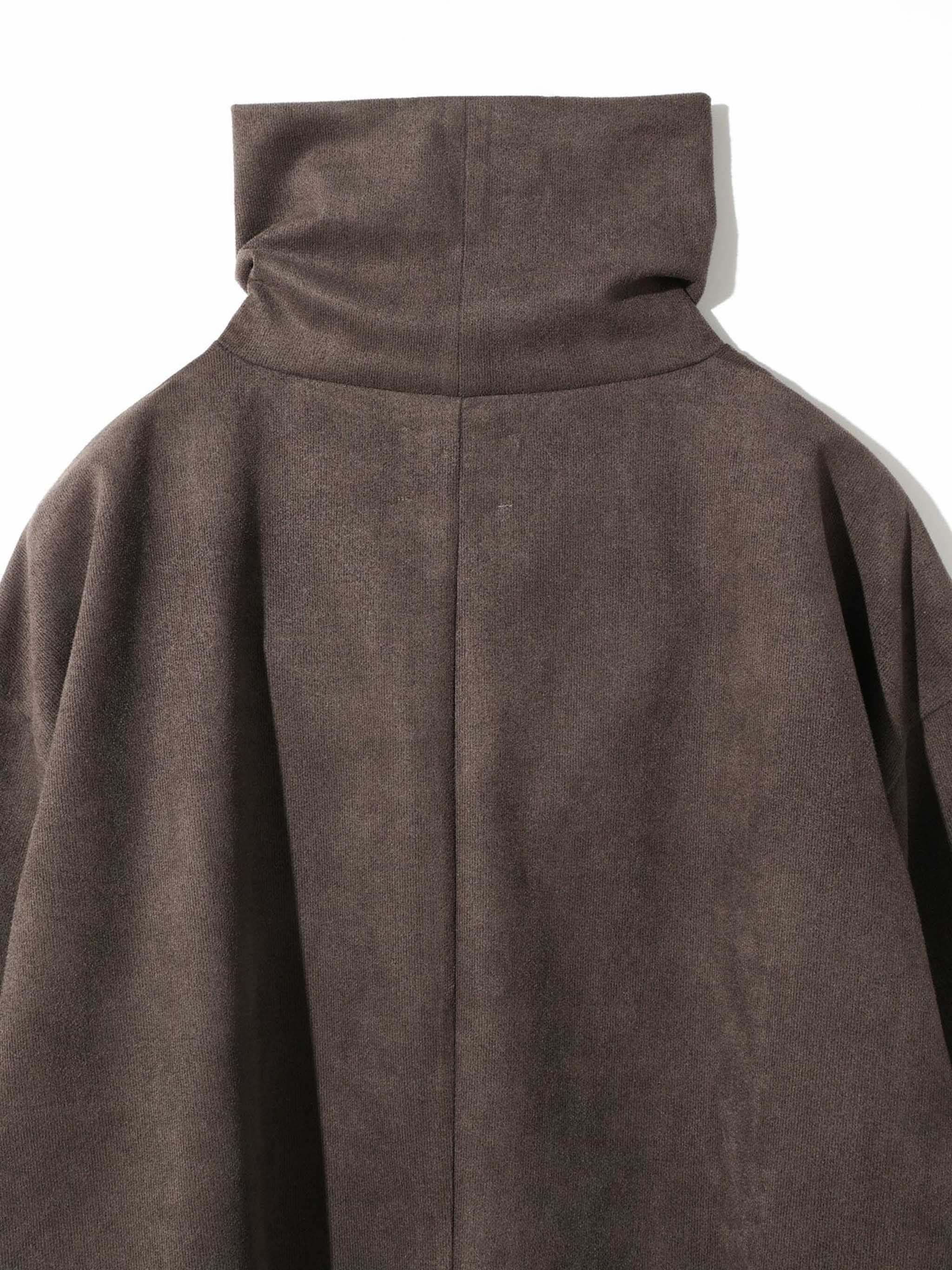 スエードショートプルオーバー