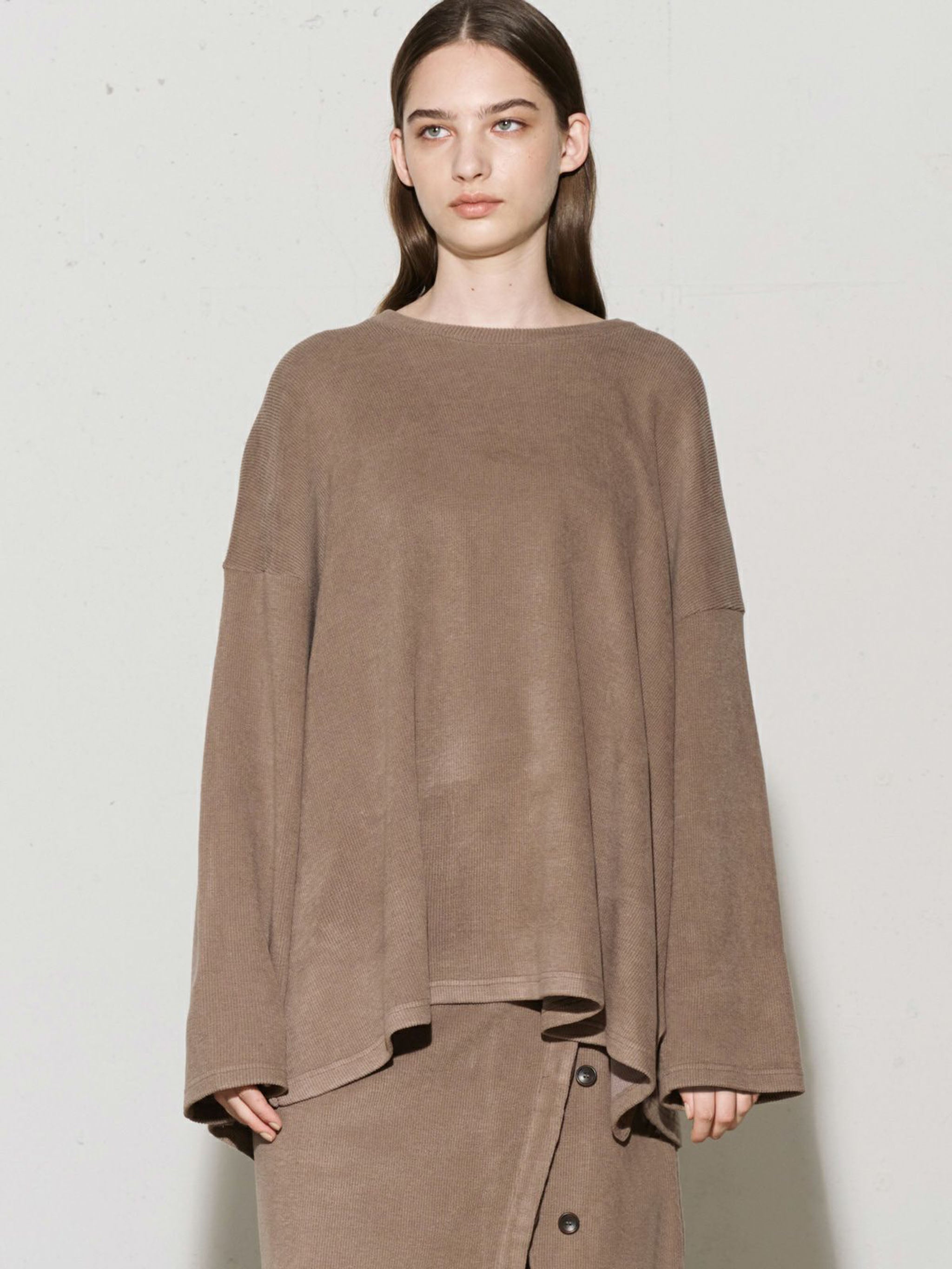 リブワイドプルオーバー