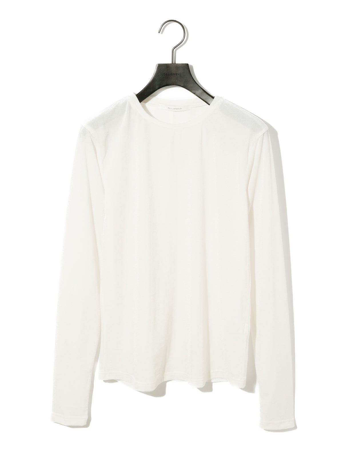 sheer velour pullover