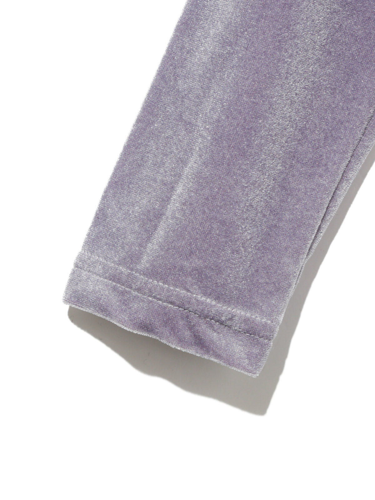 sheer velour pullover