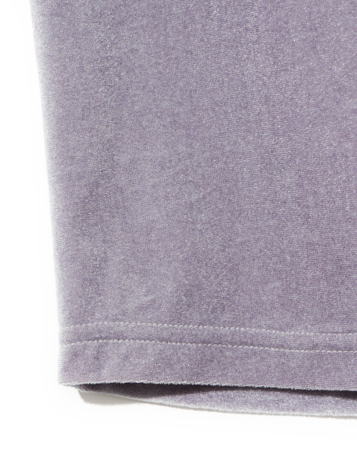 sheer velour pullover