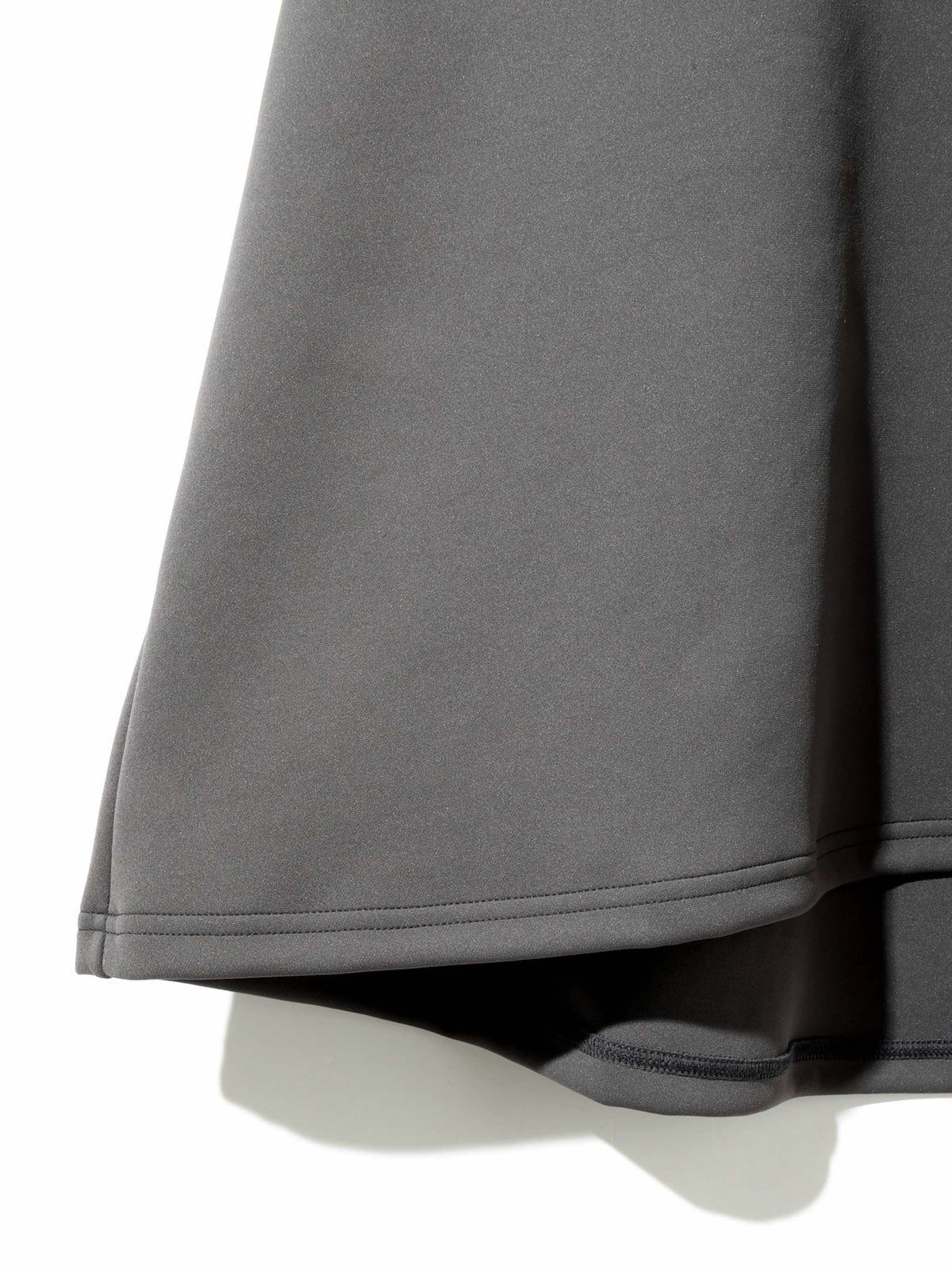 ダブルニットハイネックロングプルオーバー