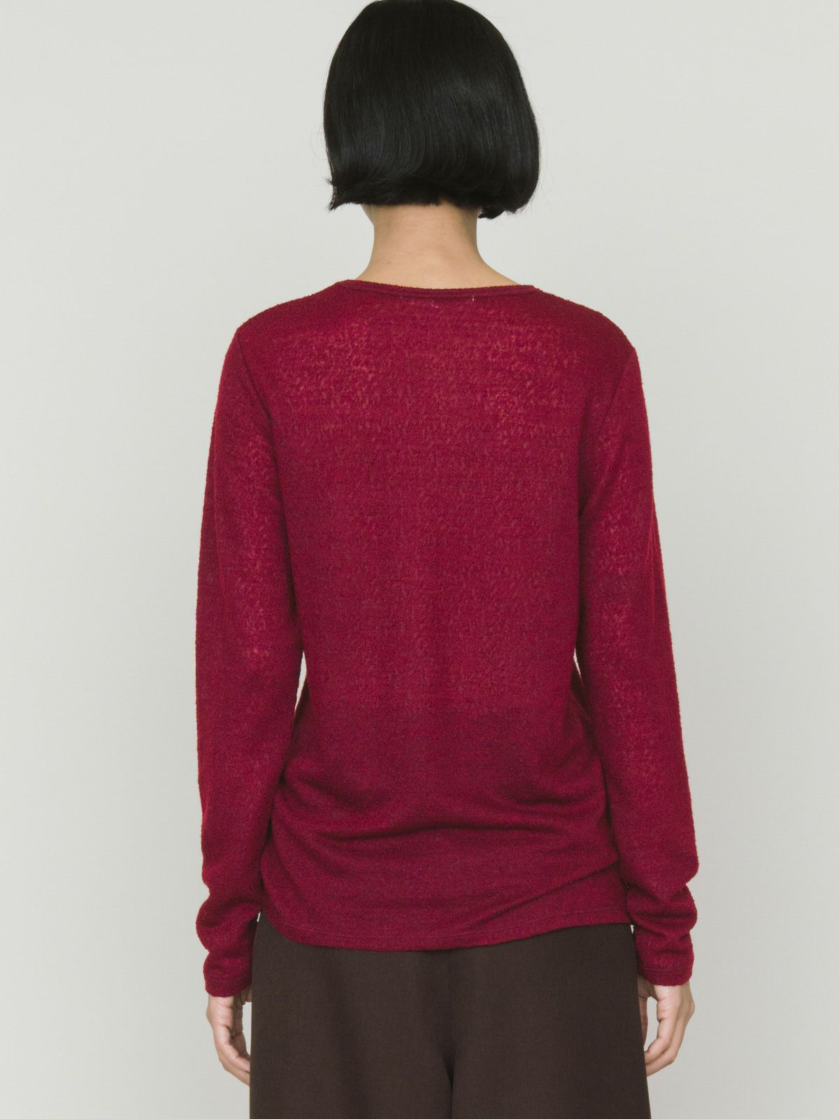 wool sheer pullover