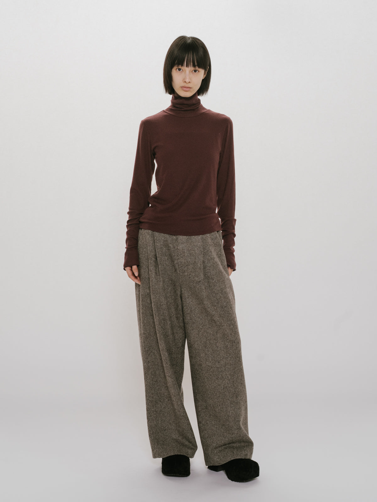 warm sheer rib pullover