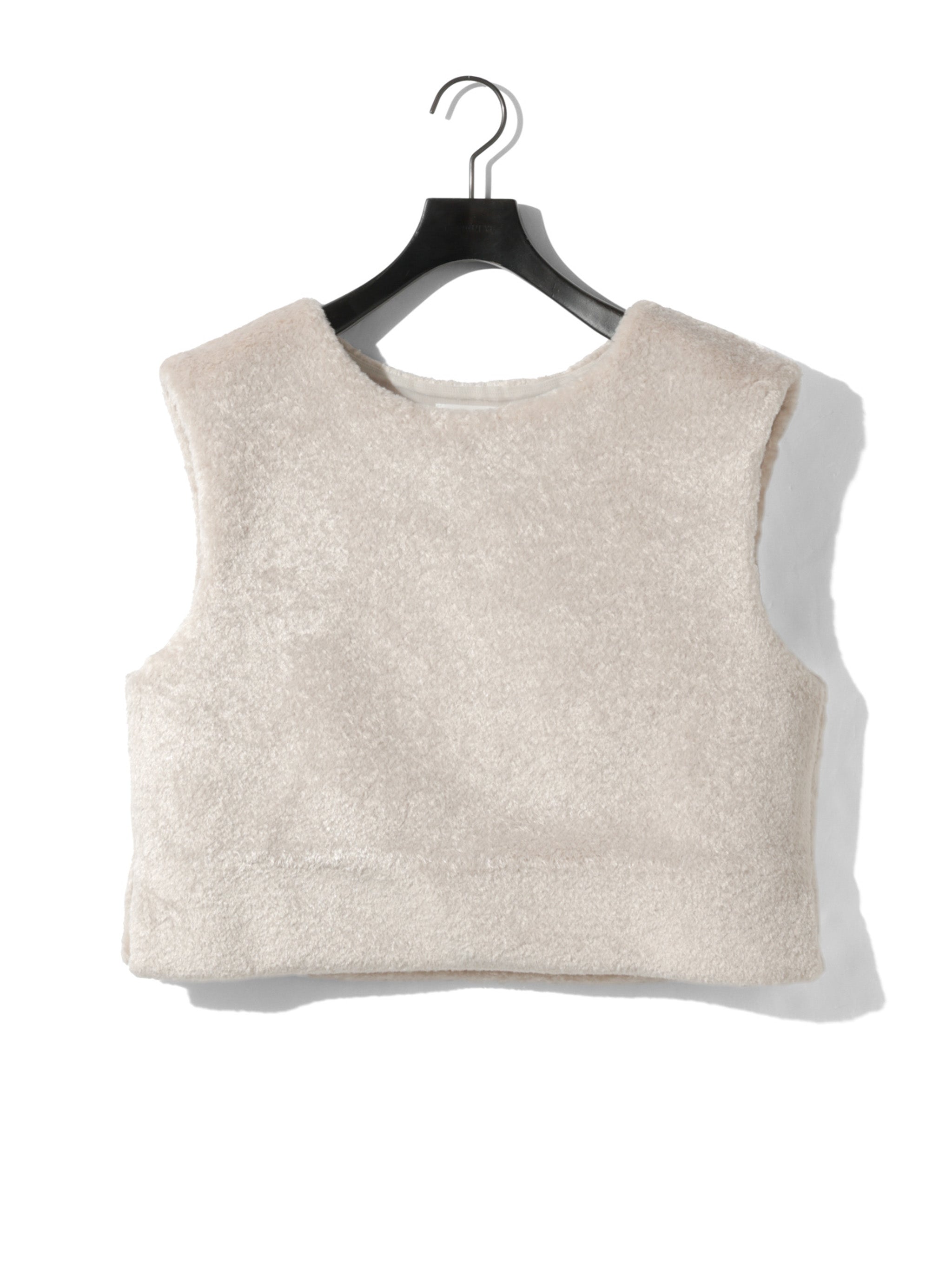 fleece fur vest