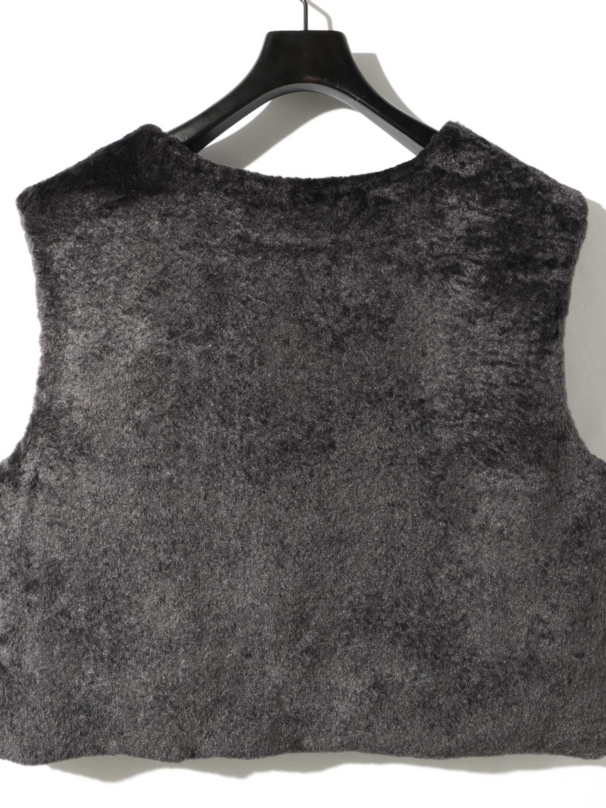 fleece fur vest