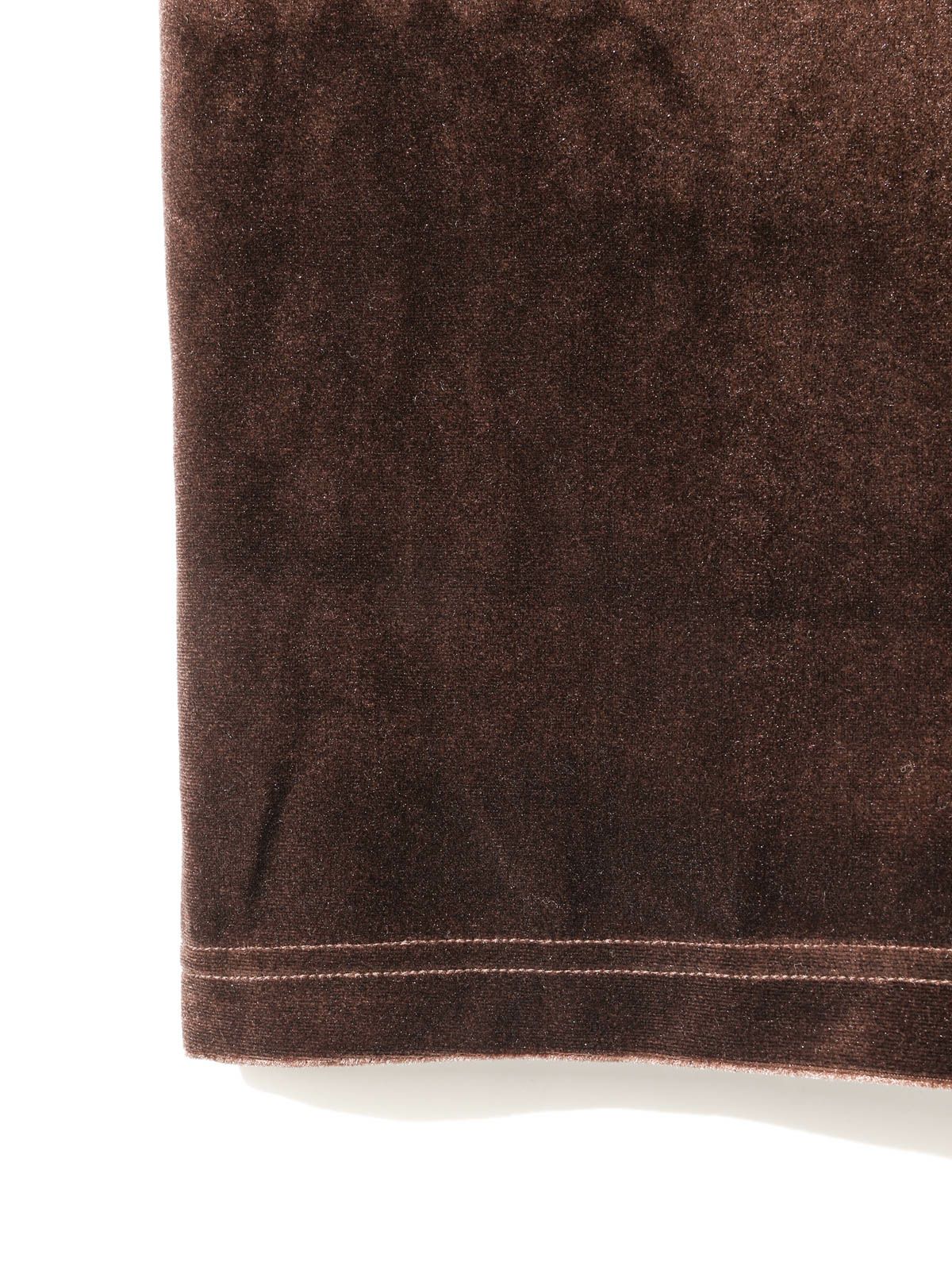 crew neck velour cardigan