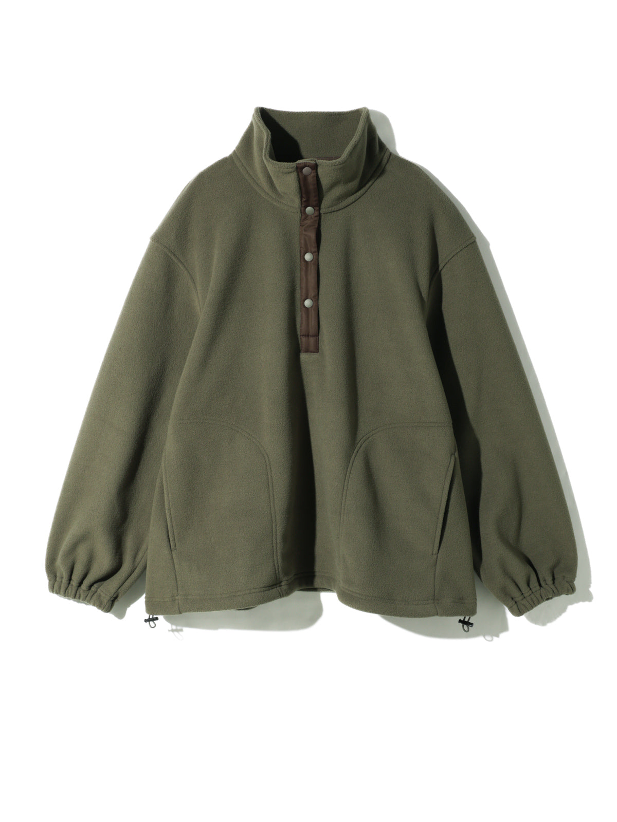 fleece anorak pullover