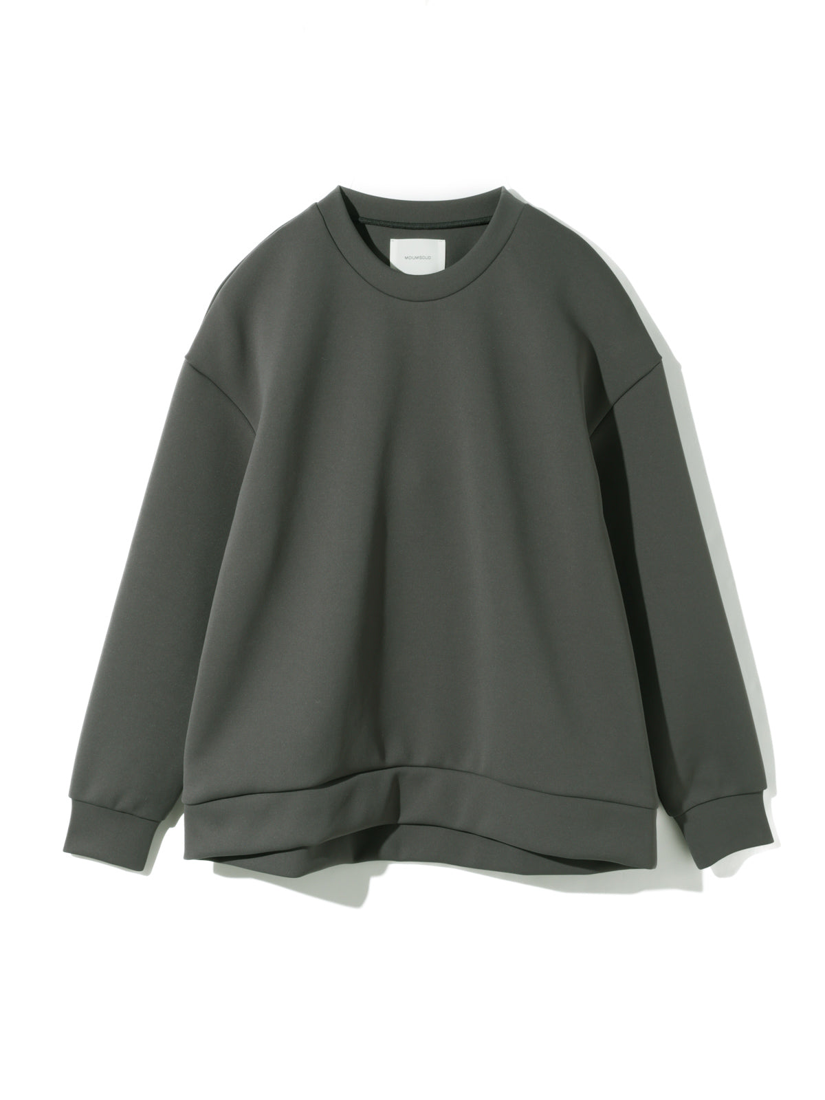 double knit long sleeve pullover