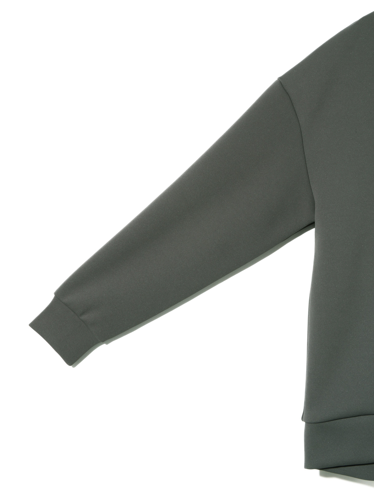 double knit long sleeve pullover