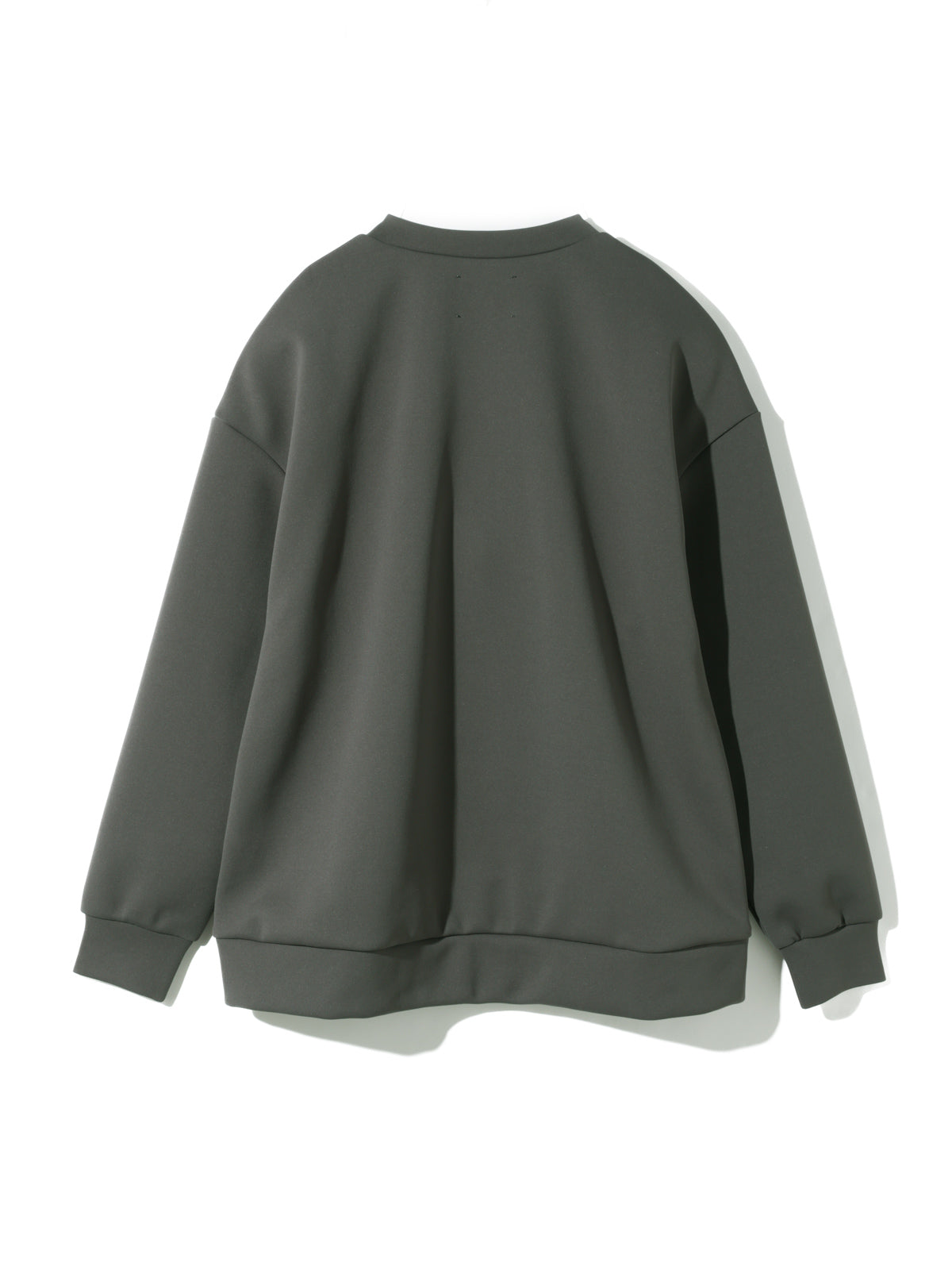 double knit long sleeve pullover