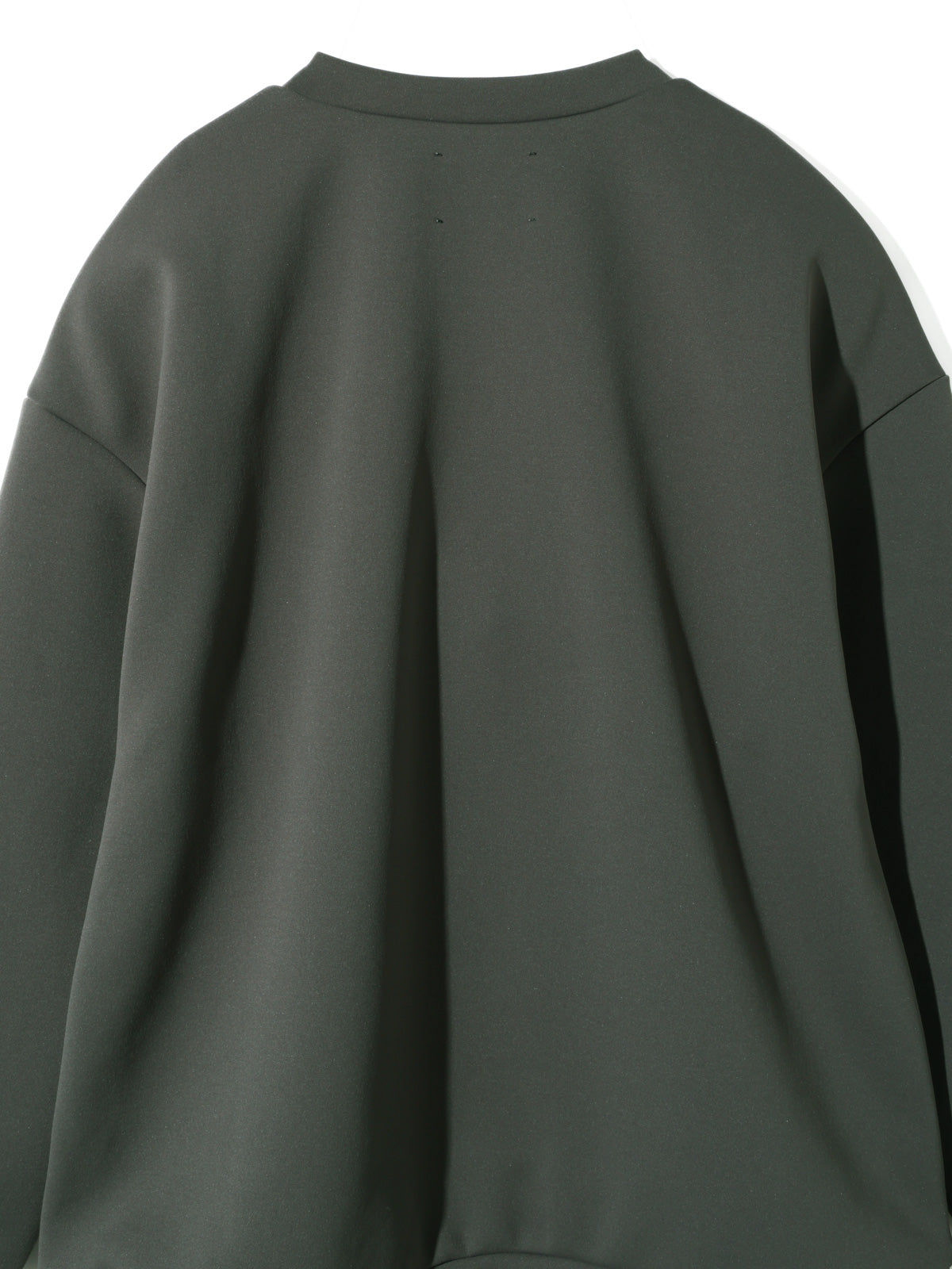 double knit long sleeve pullover