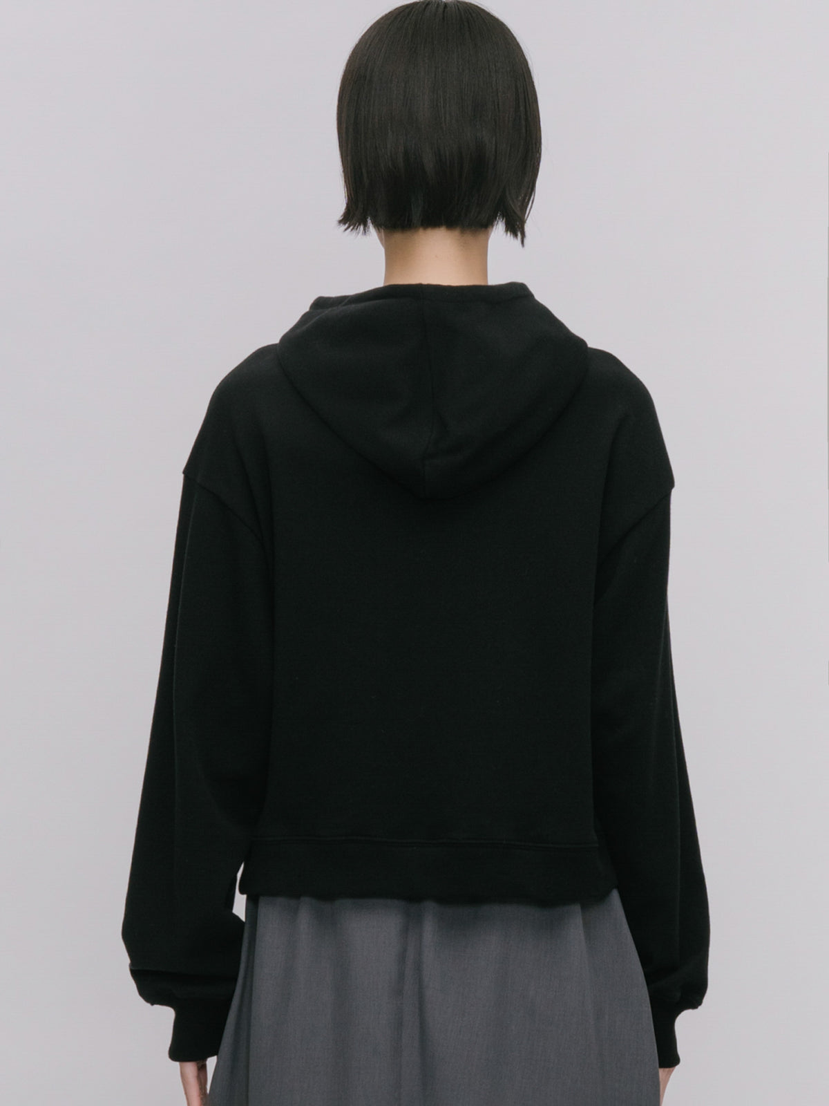 compact sweat hoodie