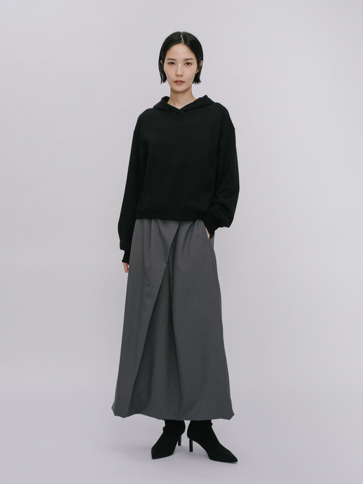 compact sweat hoodie
