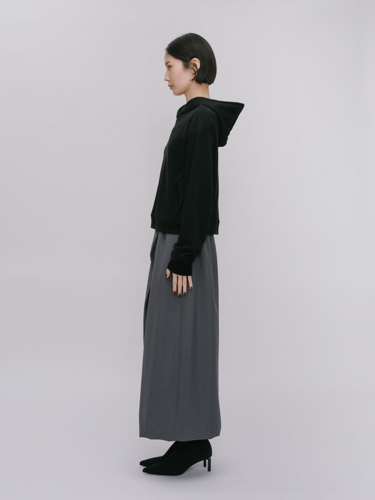 compact sweat hoodie