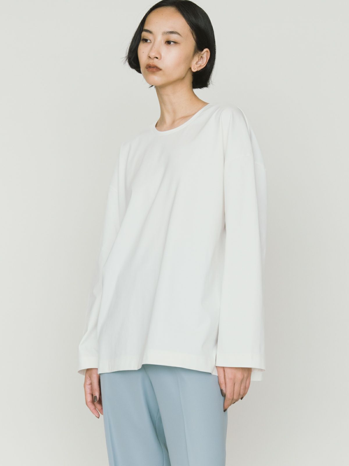 straight slv wide pullover