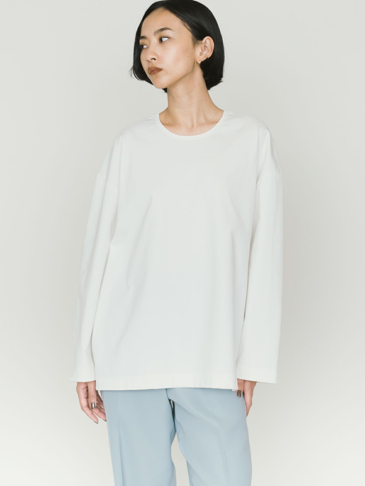 straight slv wide pullover