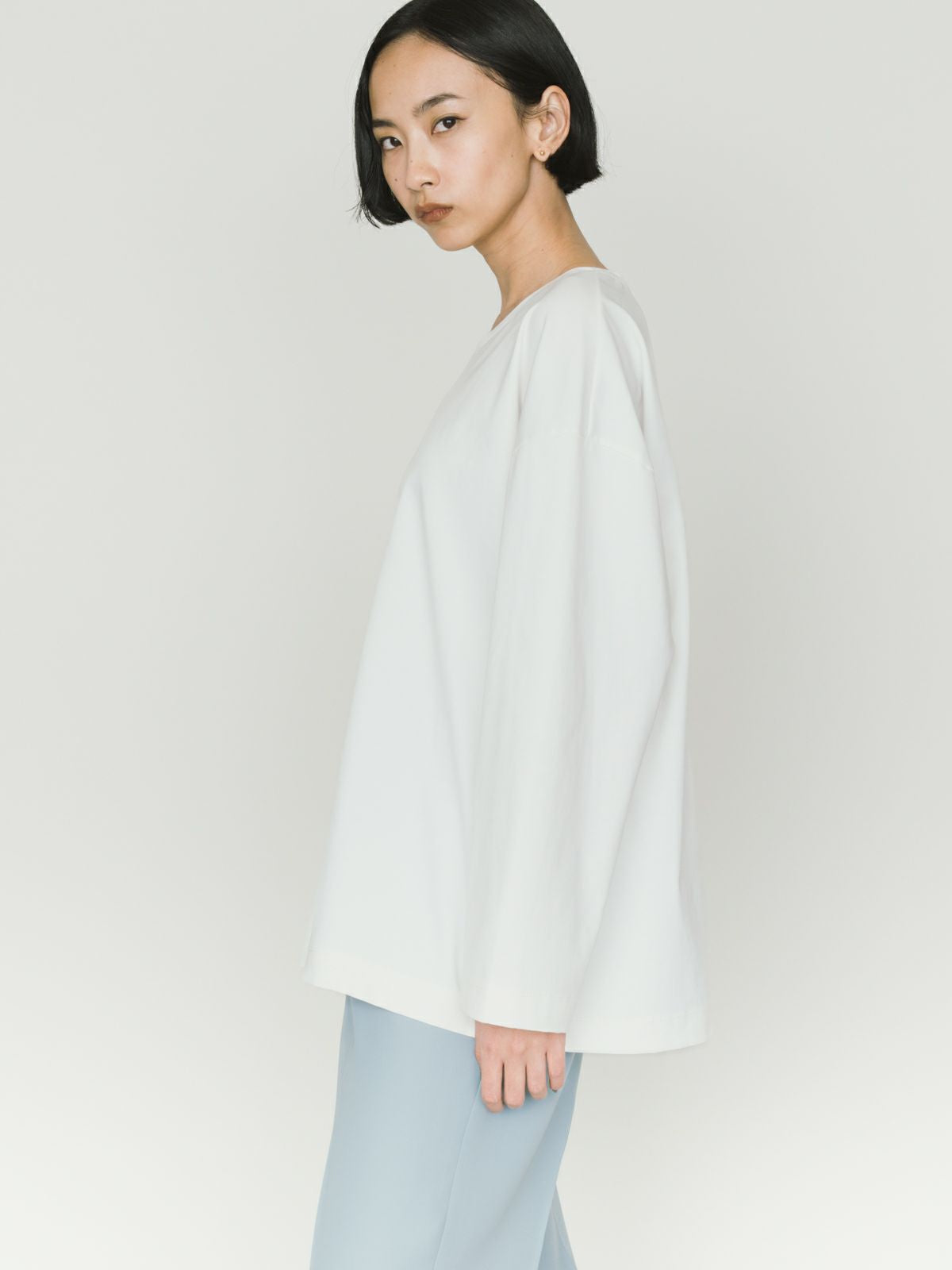 straight slv wide pullover