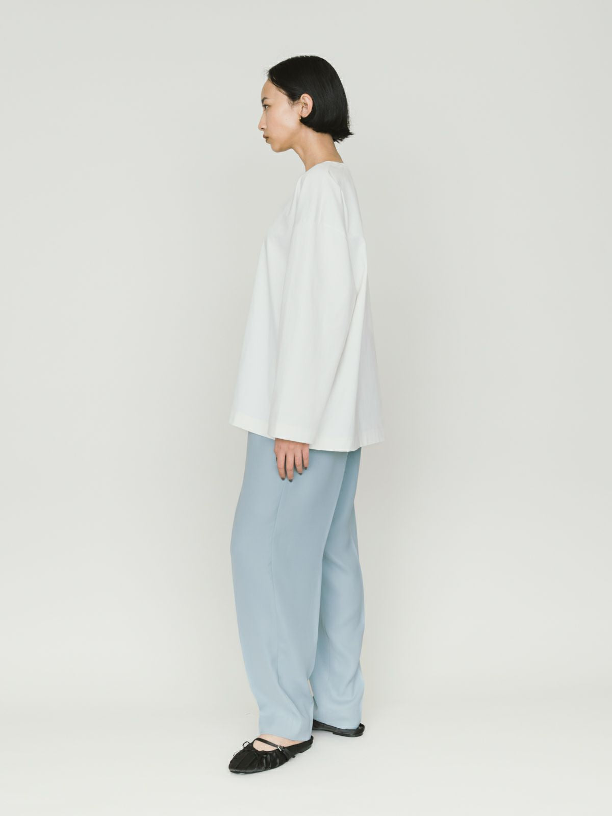 straight slv wide pullover