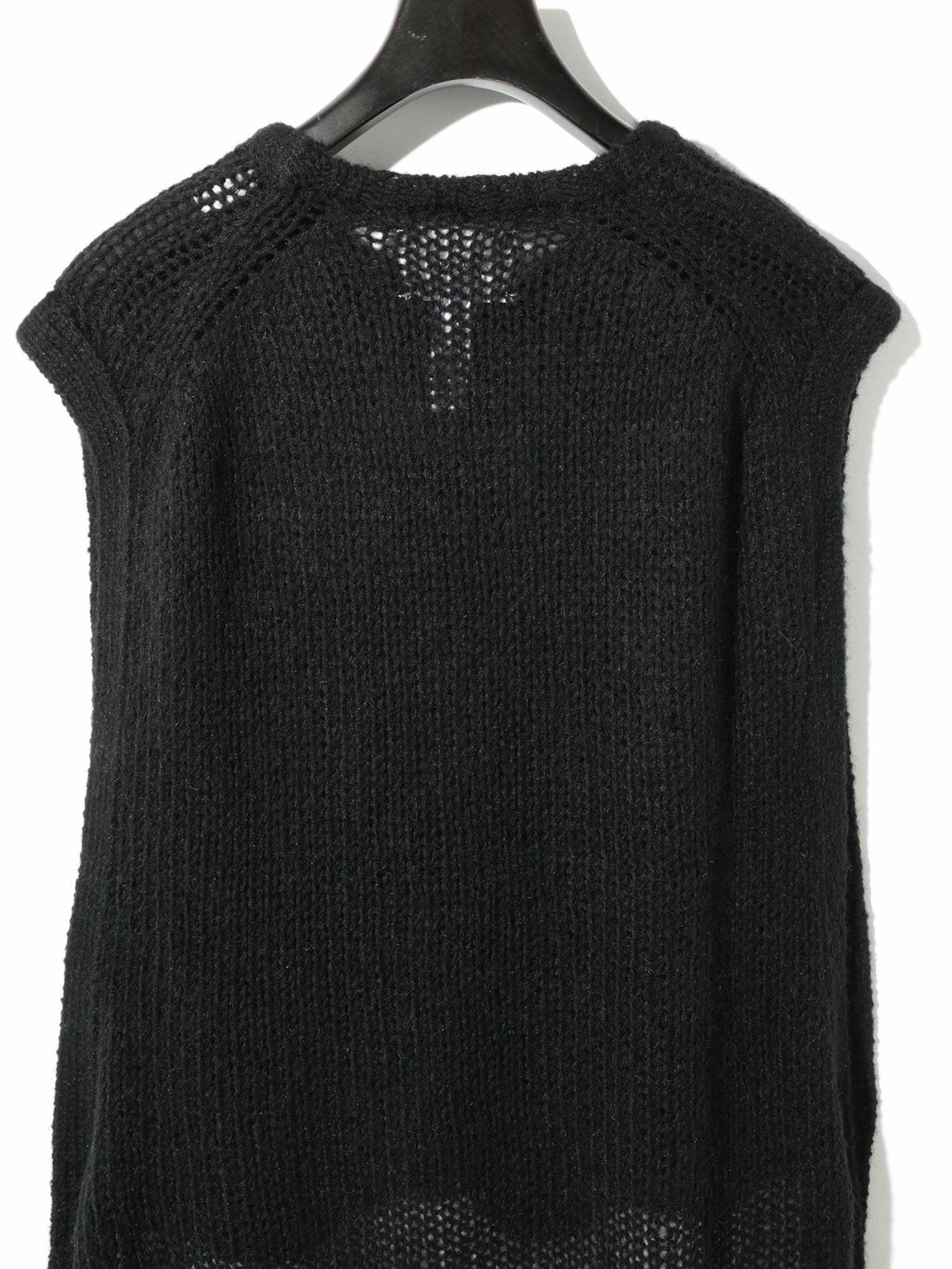 モヘアサイドリボンベスト