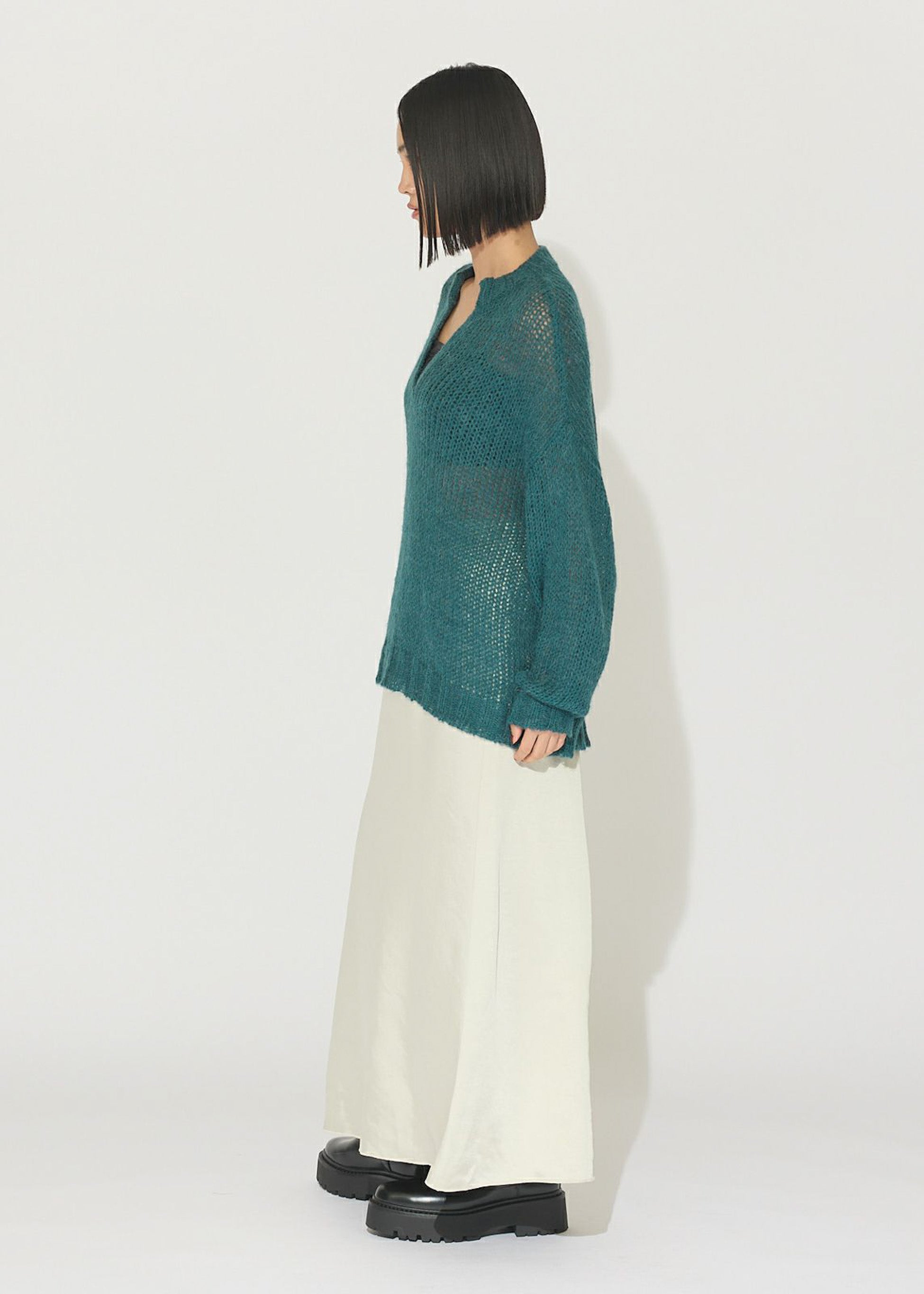 モヘアスキッパープルオーバー