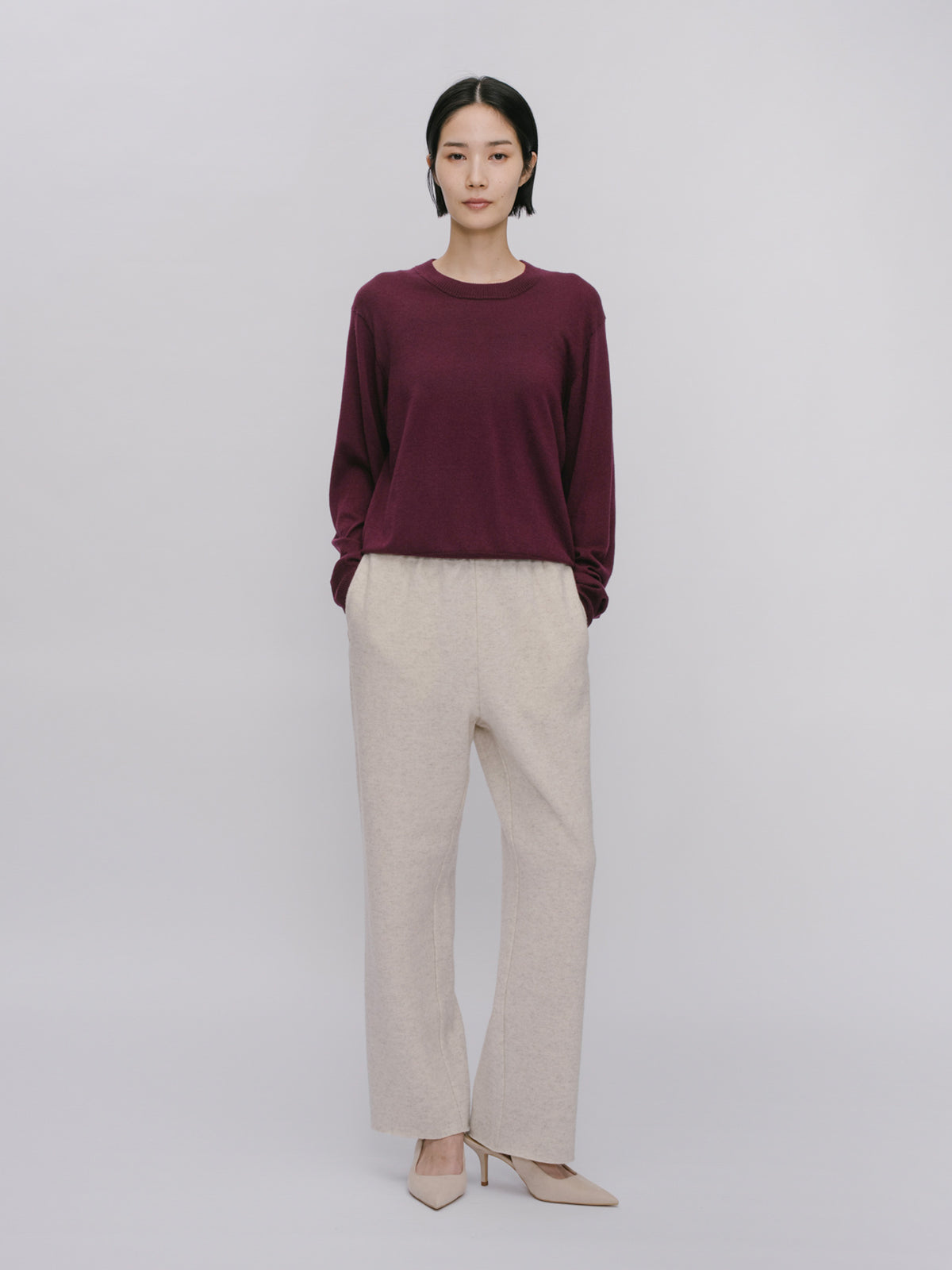 basic knit pullover