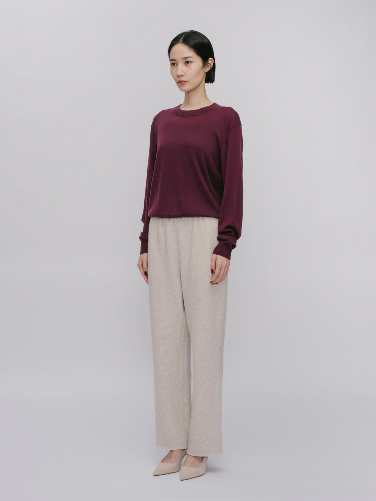 basic knit pullover