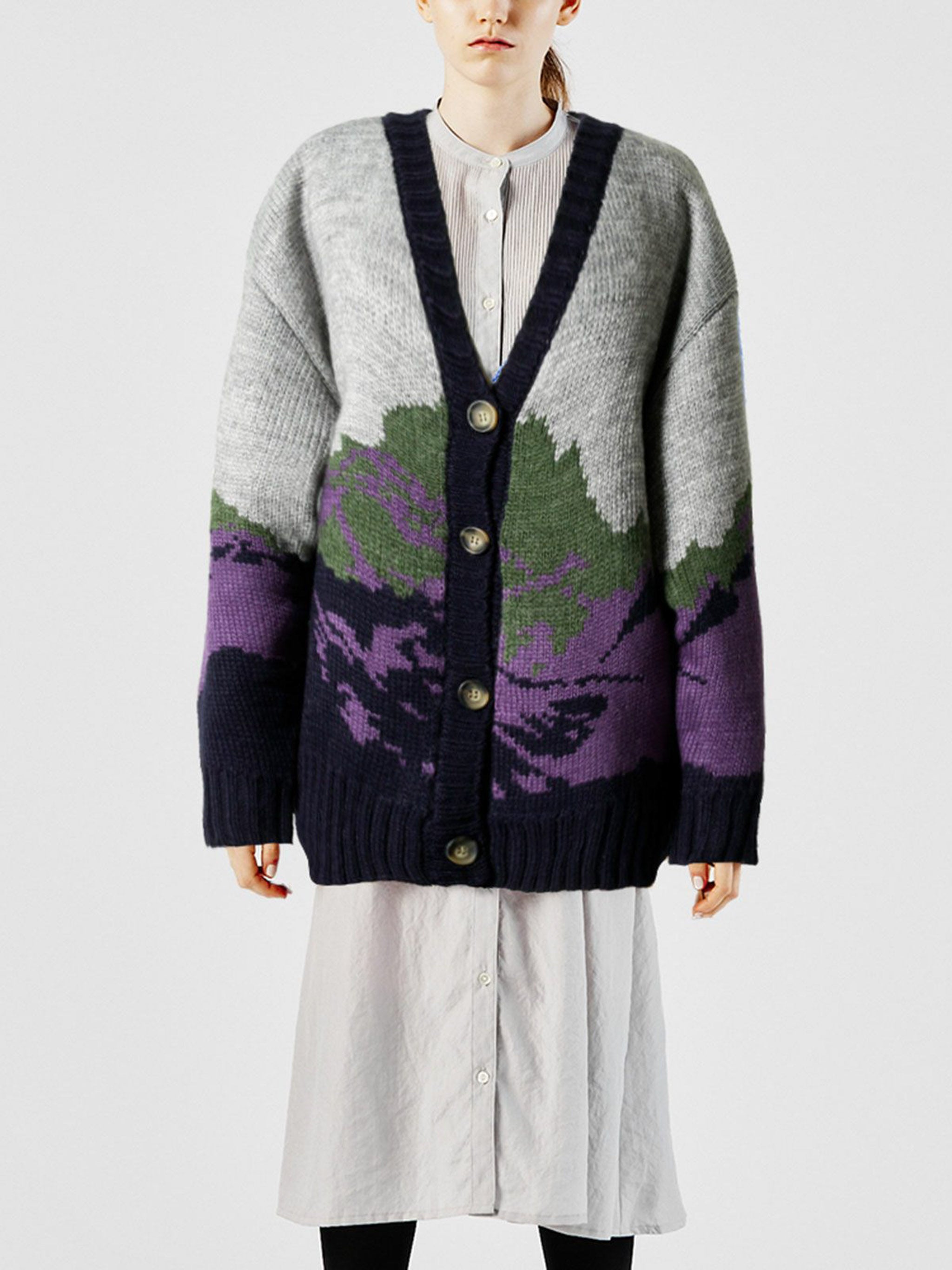 ジャカードカーディガン(4-1038)