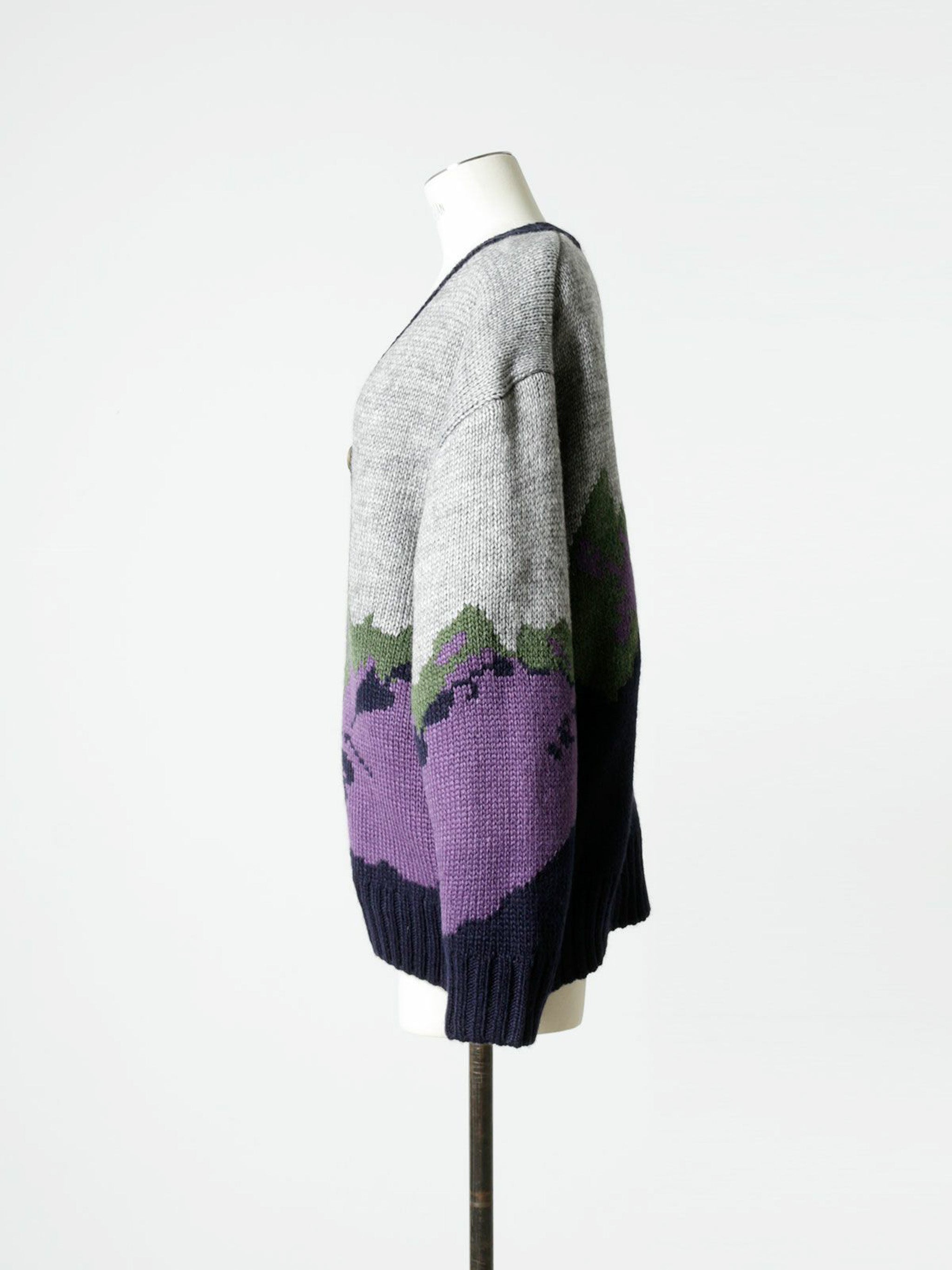 ジャカードカーディガン(4-1038)