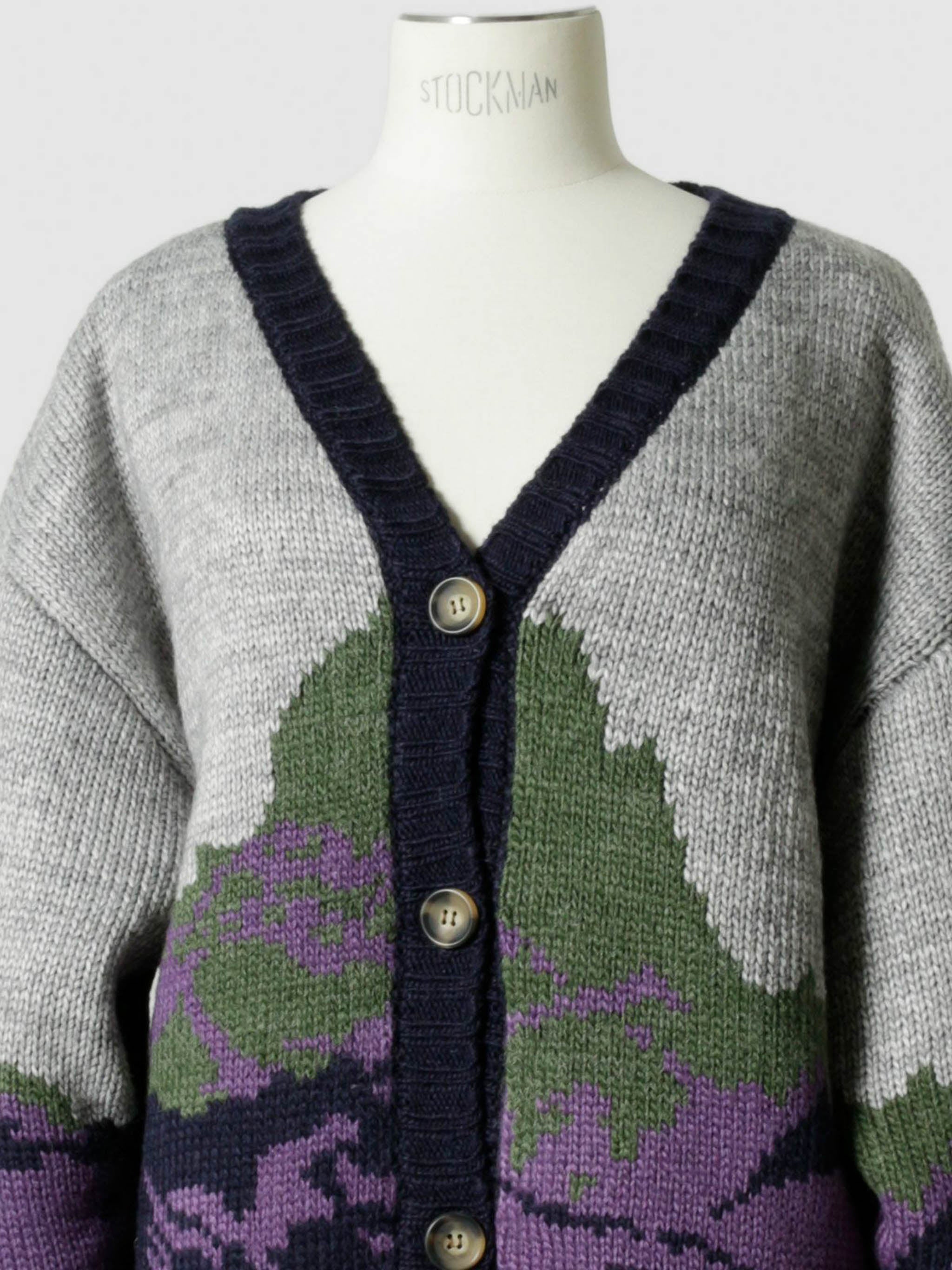 ジャカードカーディガン(4-1038)