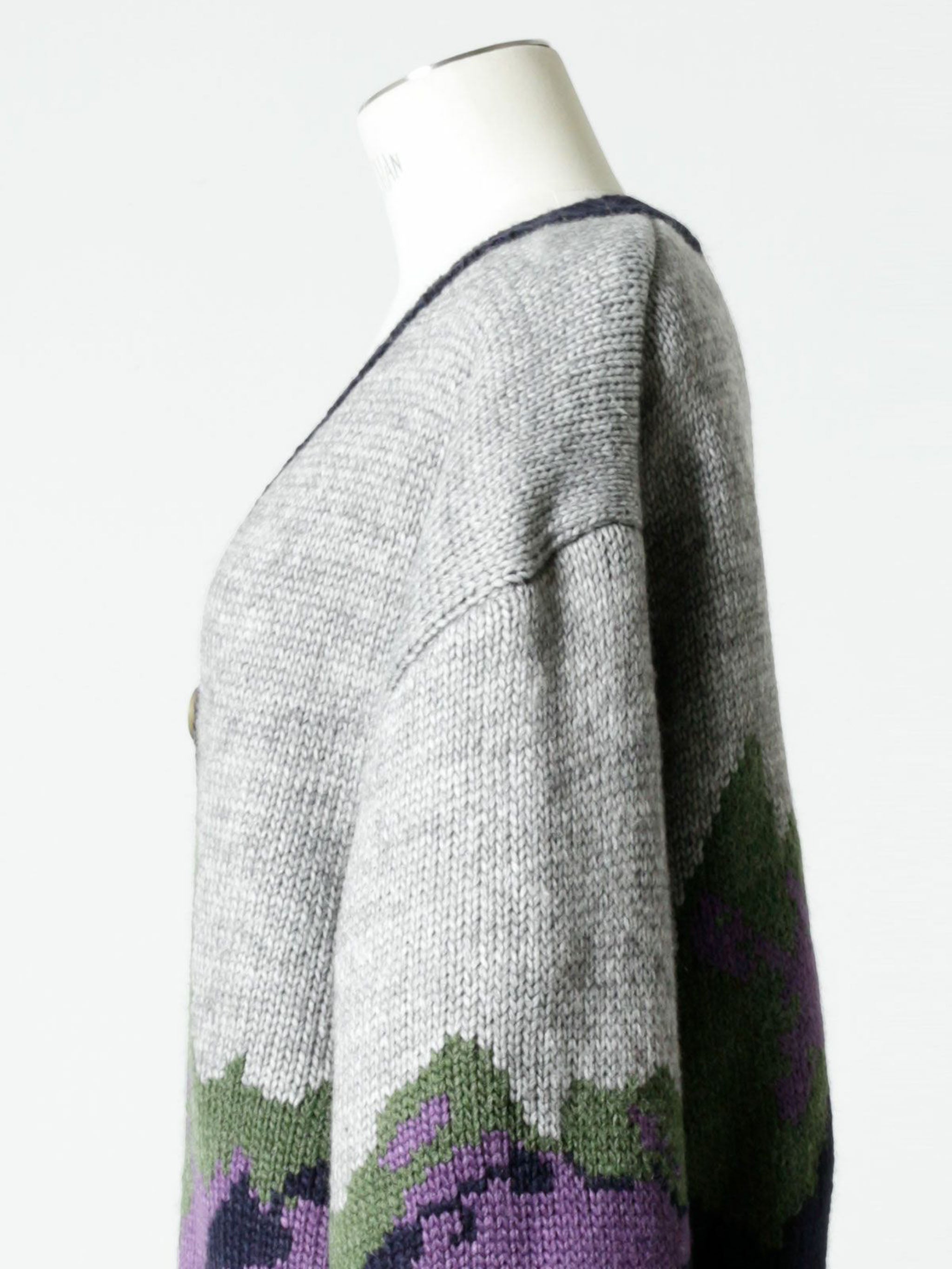 ジャカードカーディガン(4-1038)