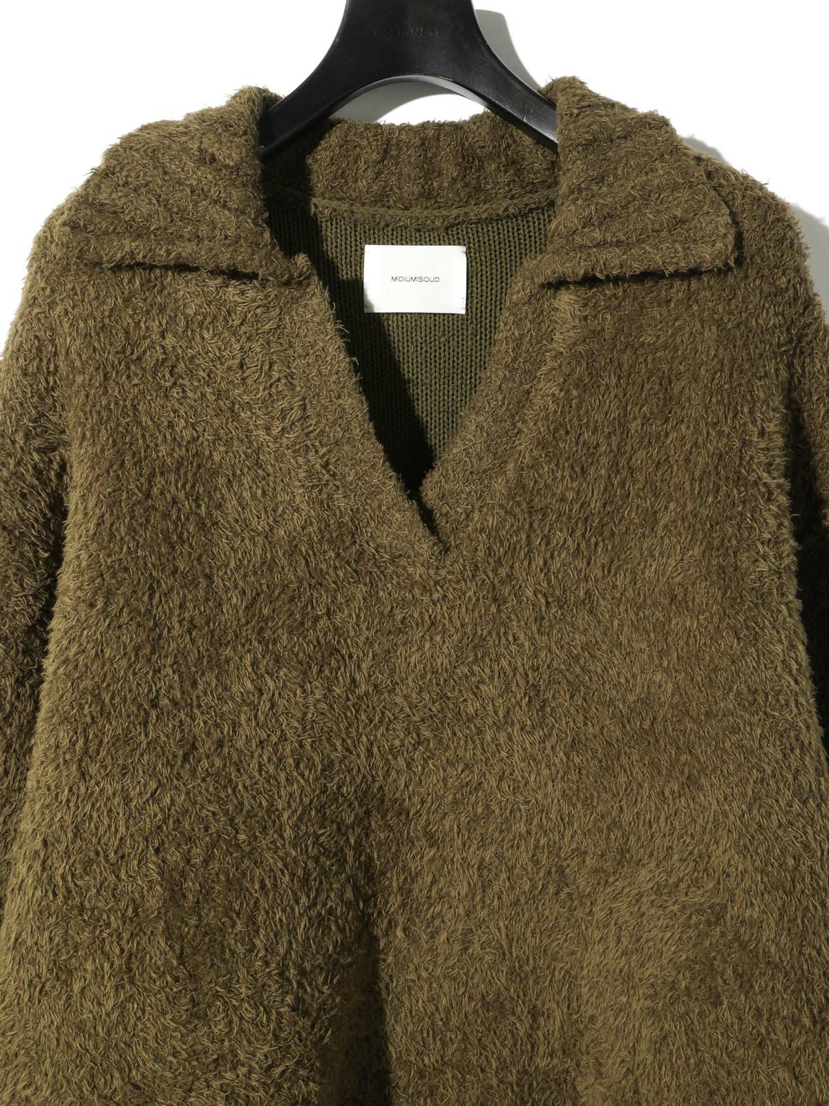 feather yarn skirtipper pullover