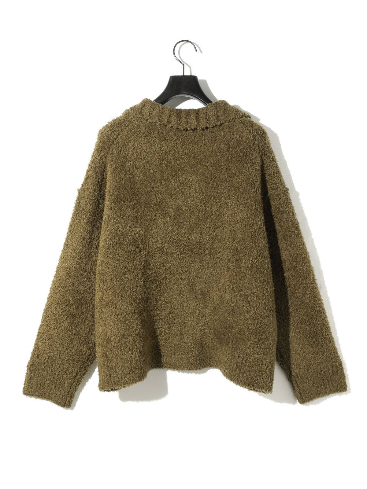 feather yarn skirtipper pullover