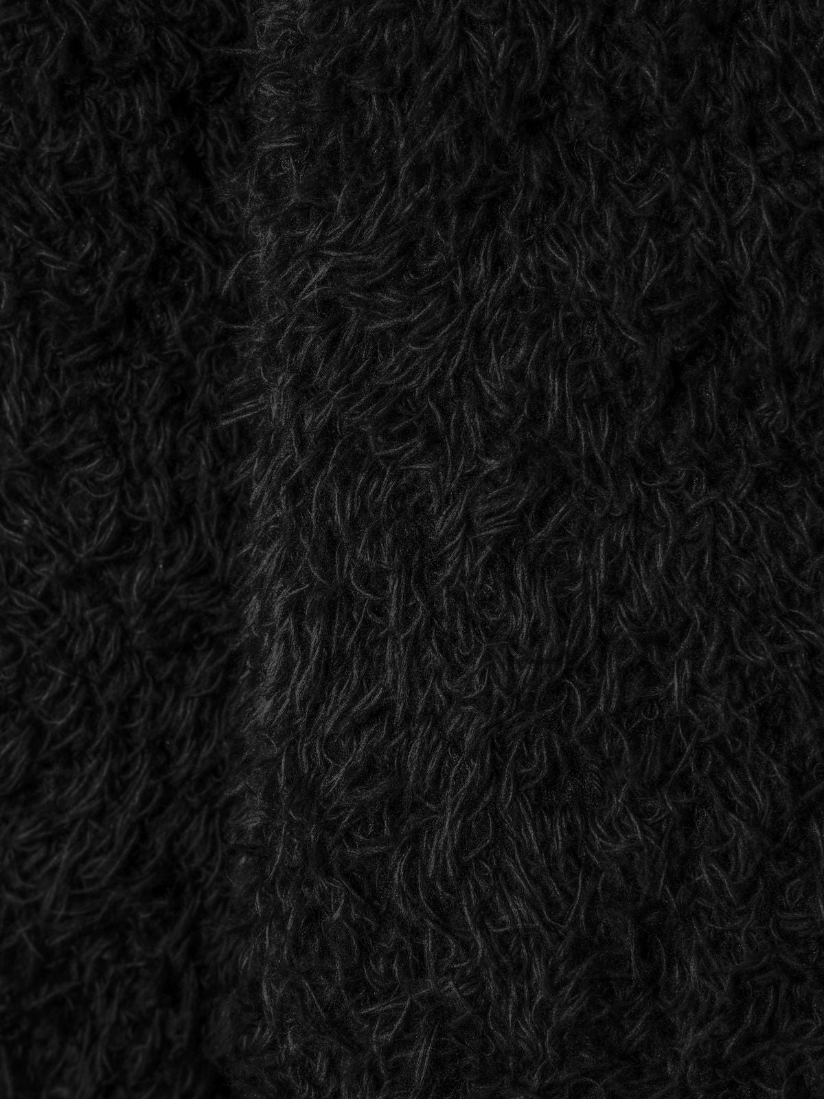 fether yarn long cardigan