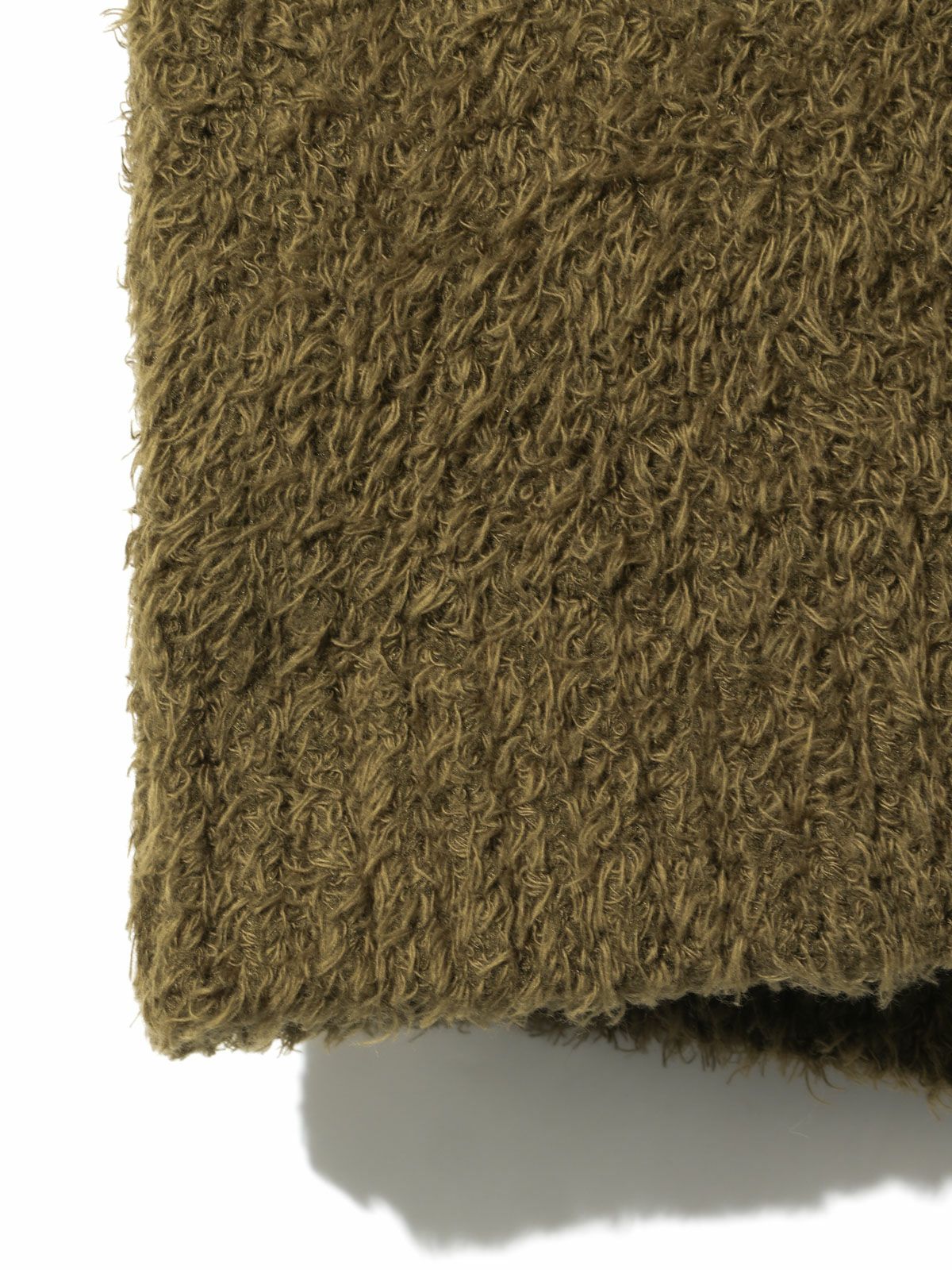 fether yarn long cardigan