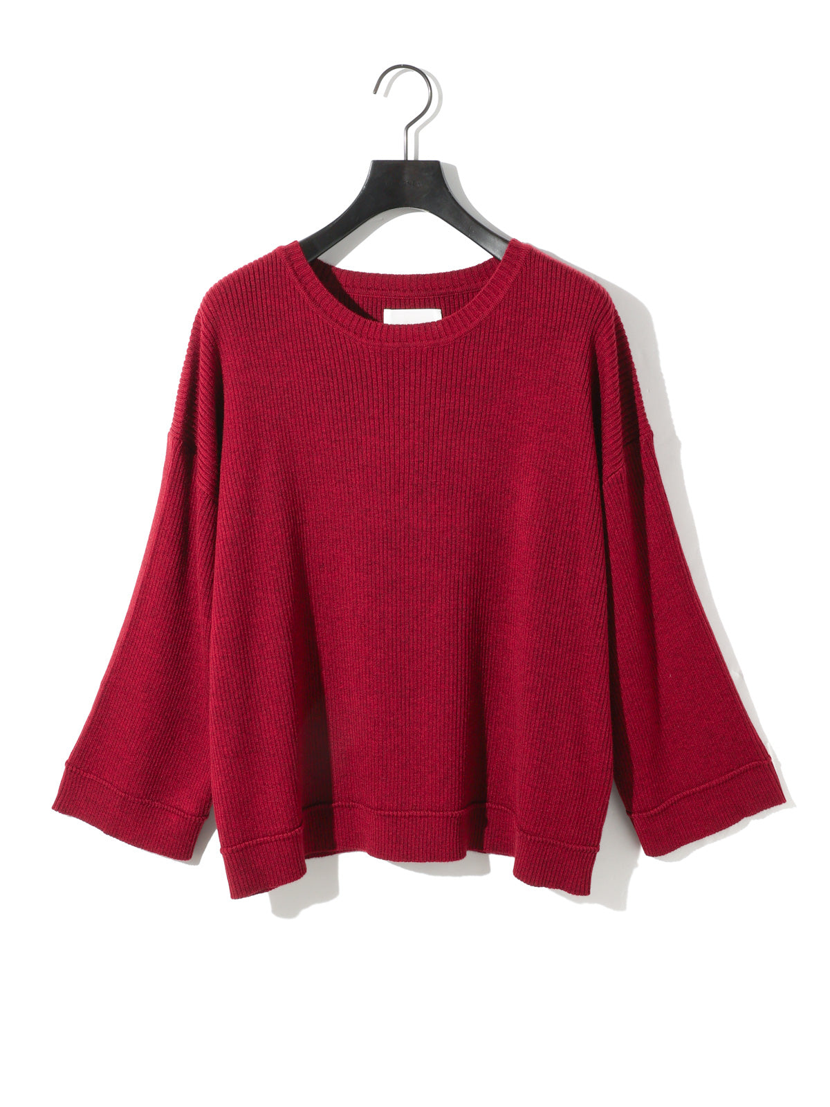 rib pintucked pullover