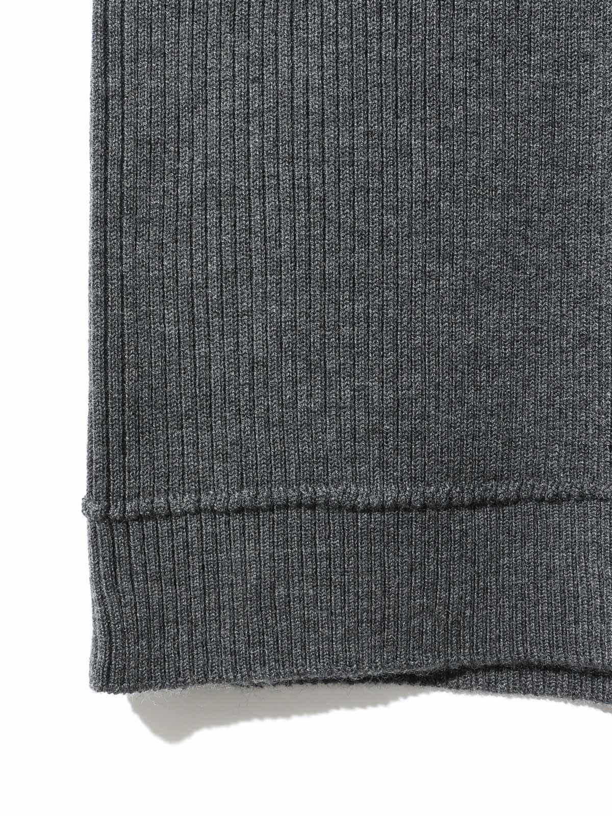 rib pintucked pullover