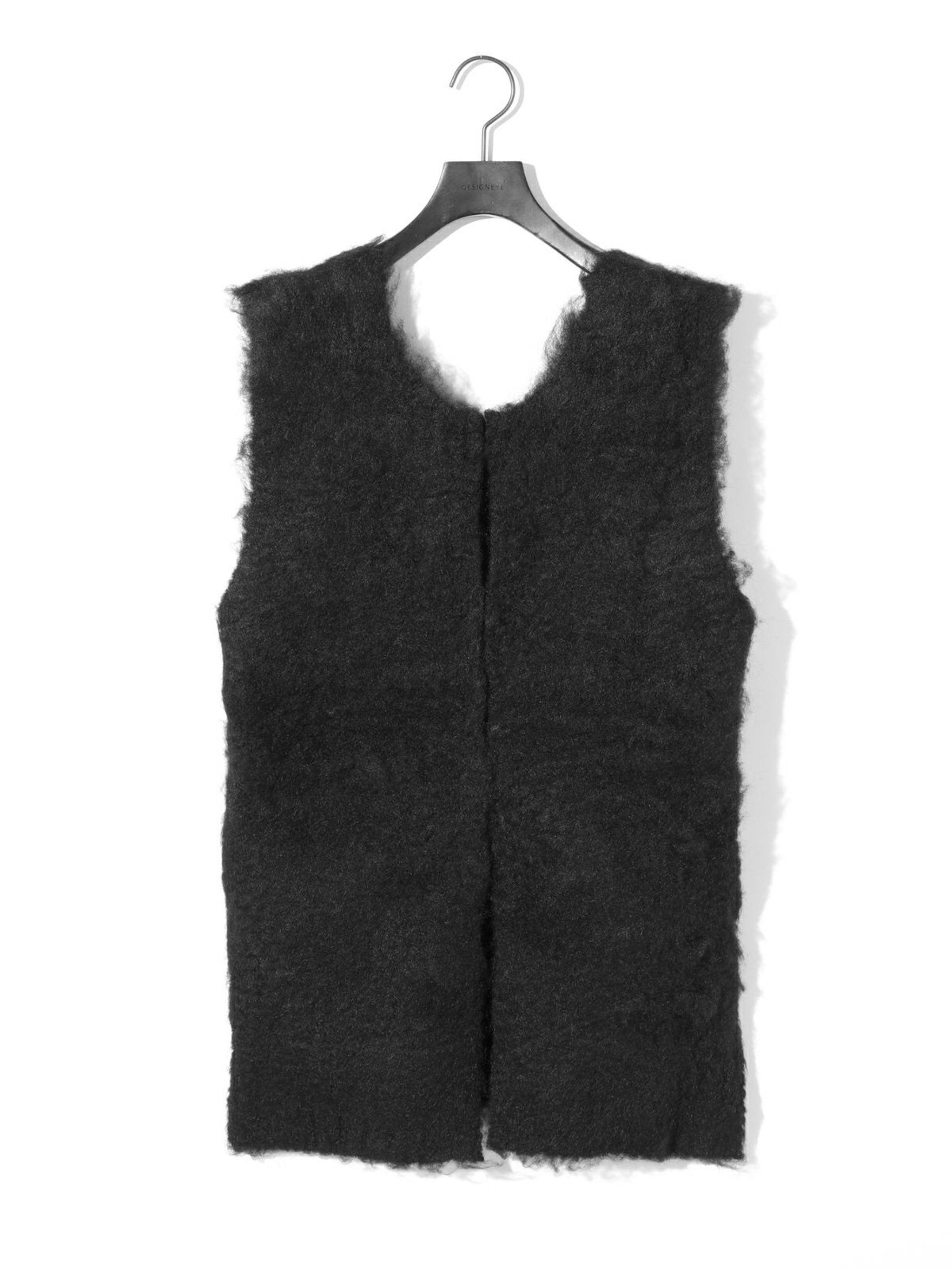 起毛ニットVネックベスト