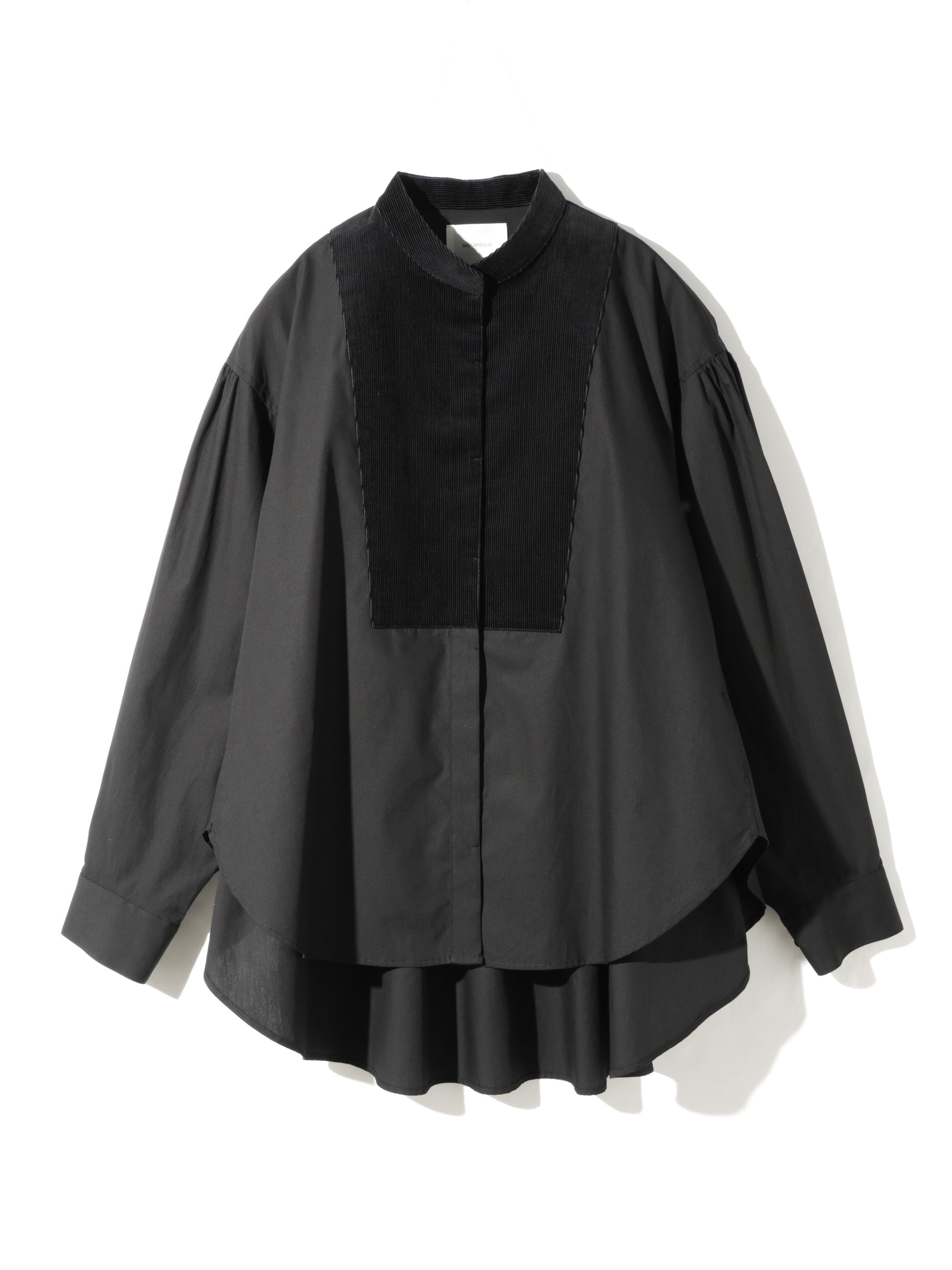 wide shirt with corduroy