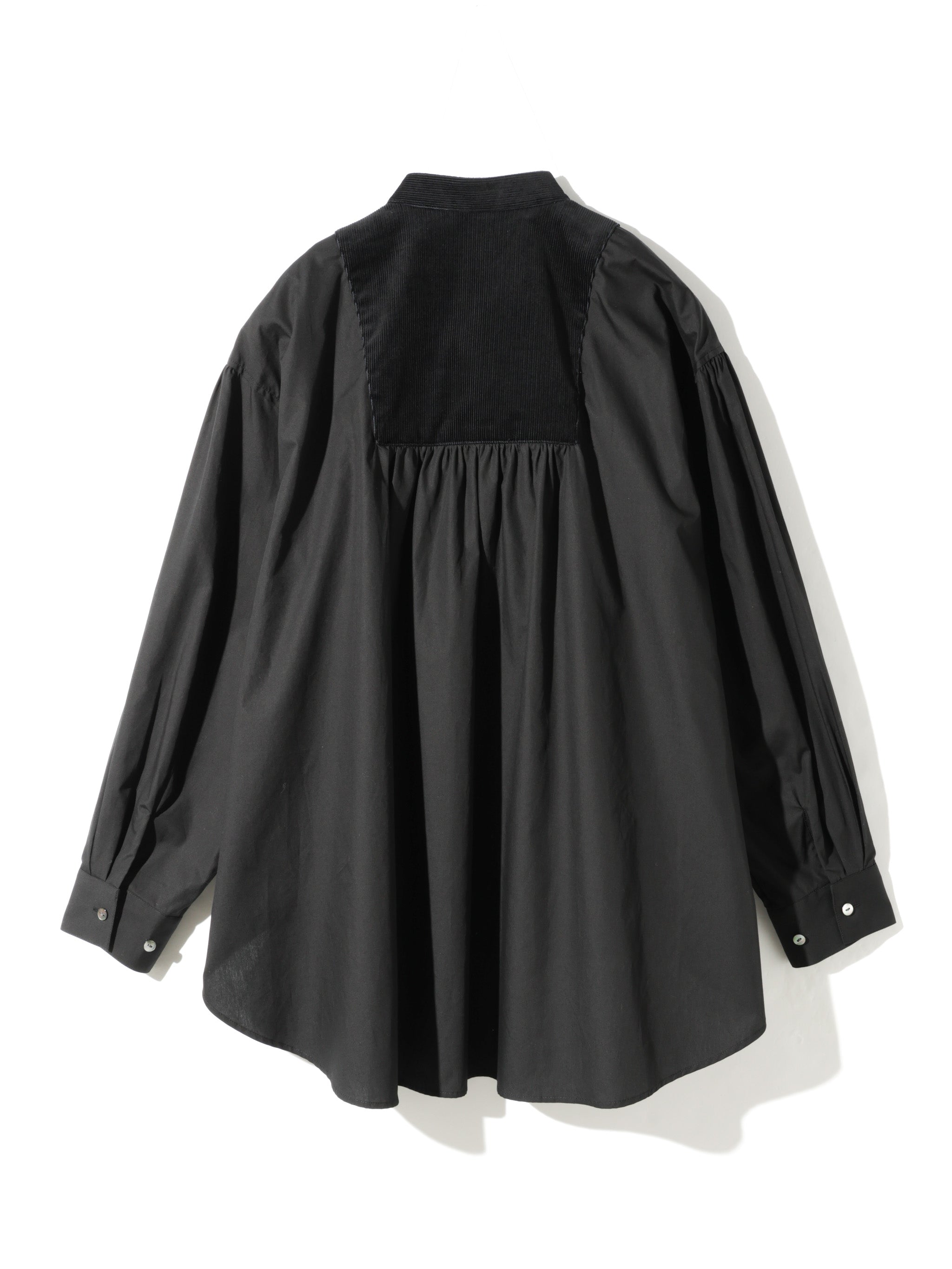 wide shirt with corduroy