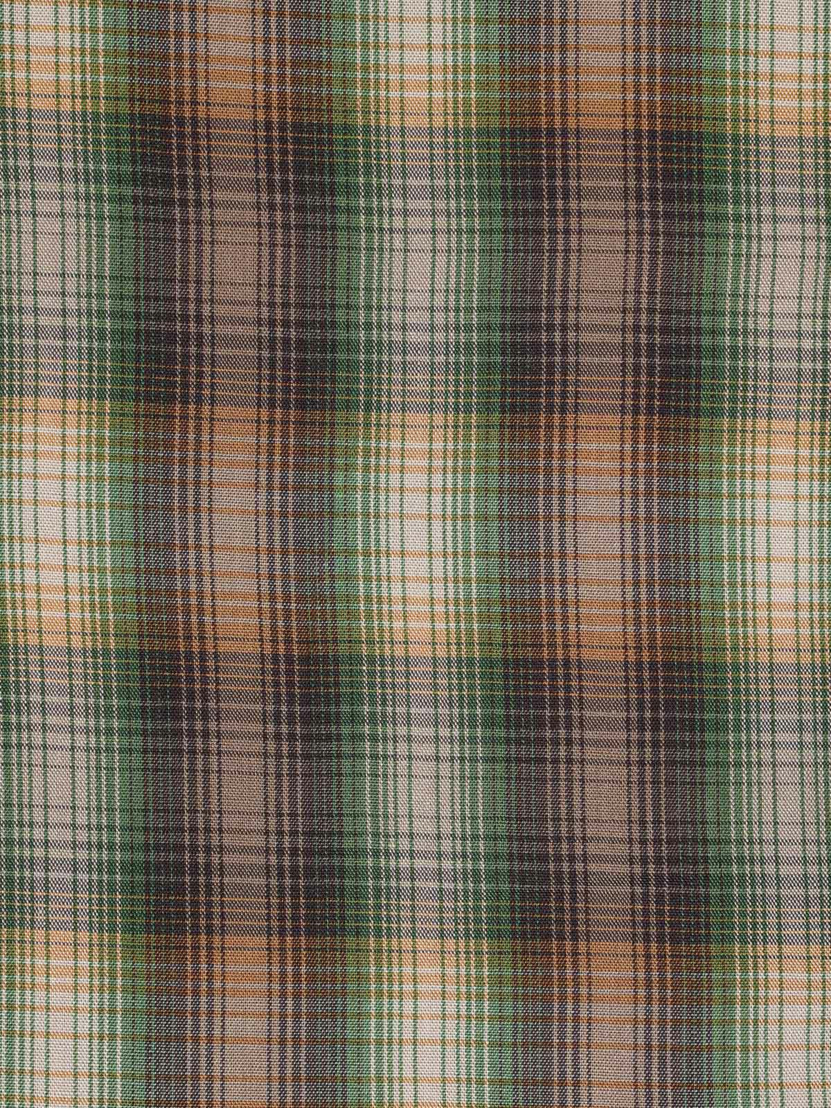 check regular collar shirt with tie