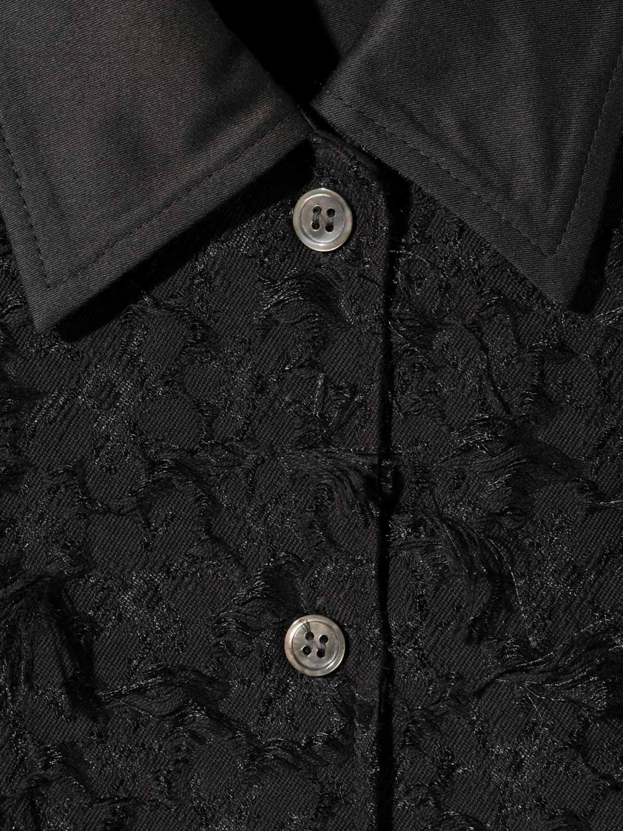 front jacquard shirt