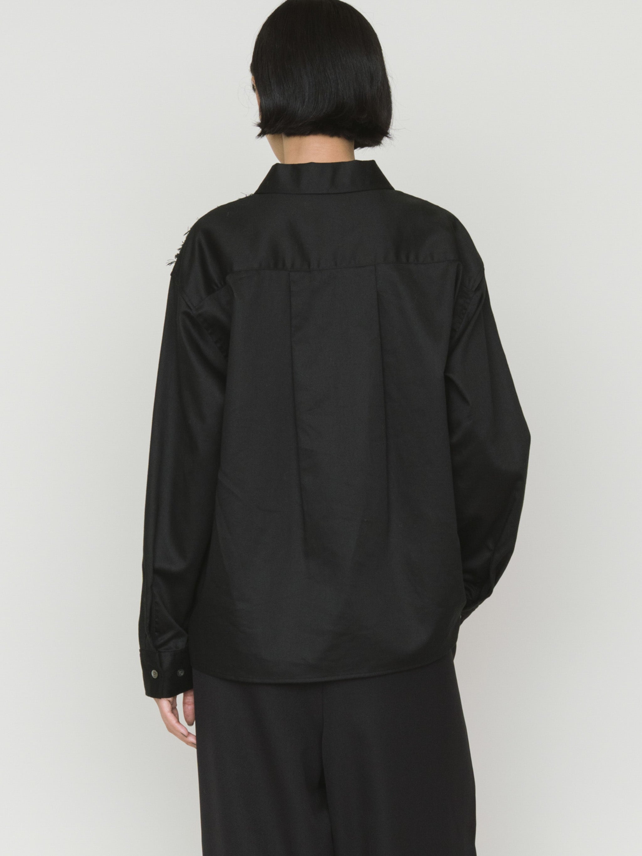 front jacquard shirt