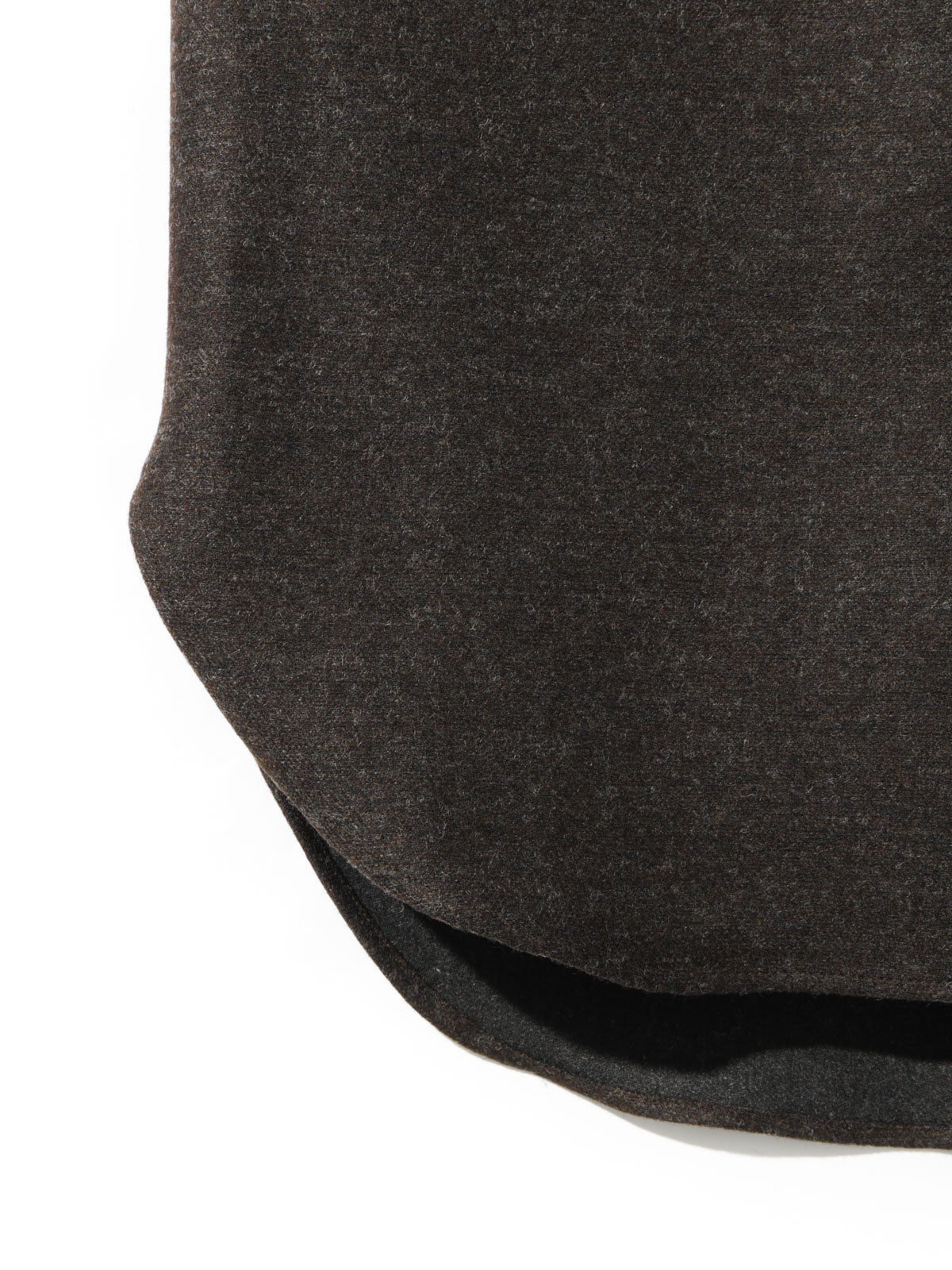 wool blend wide shirt