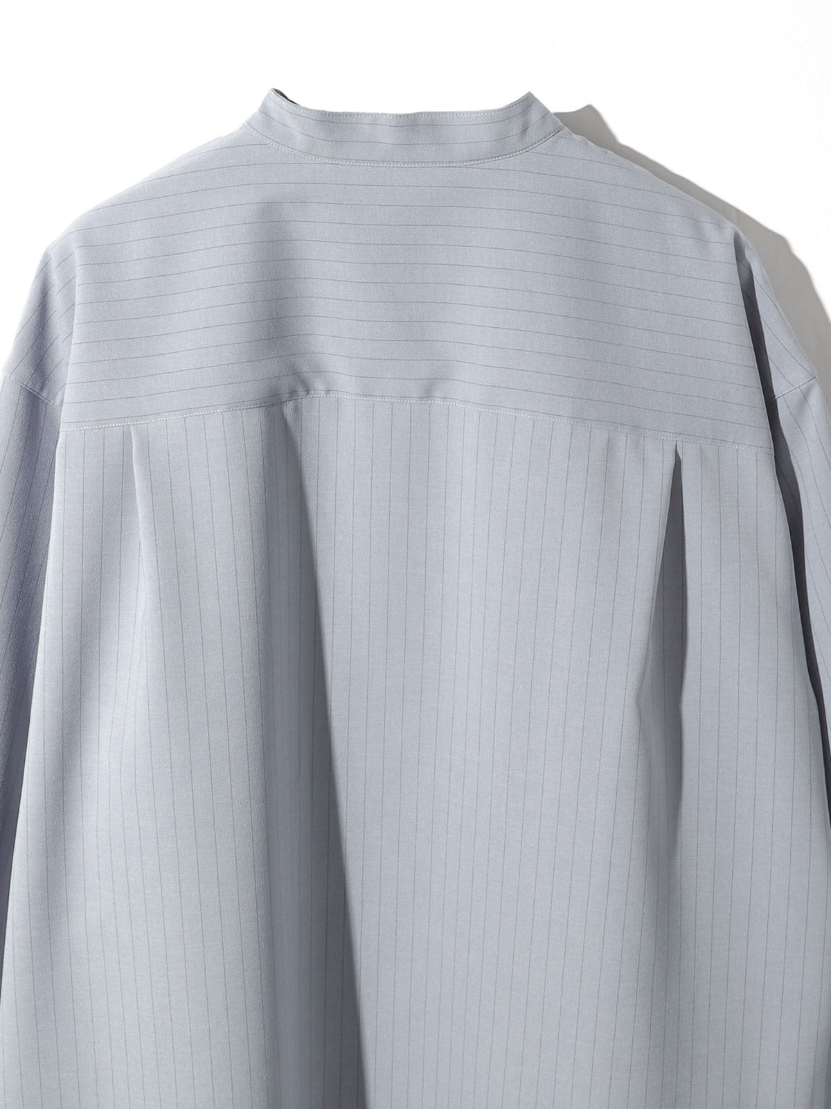band collar long shirt 3-1076